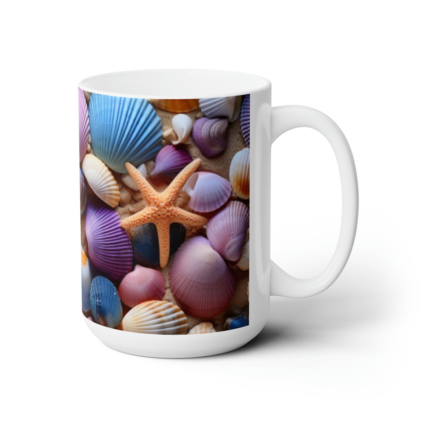 Sea Shell Ceramic Mug 15oz