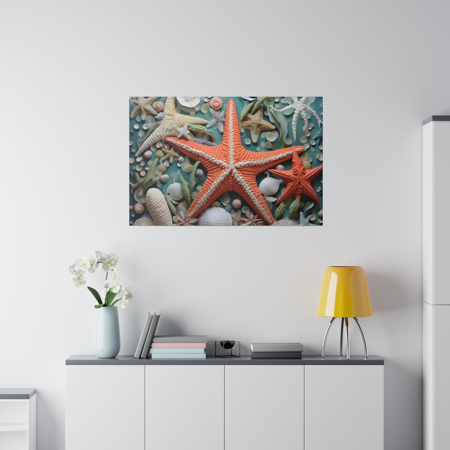 Starfish Matte Canvas, Stretched, 0.75" pn006