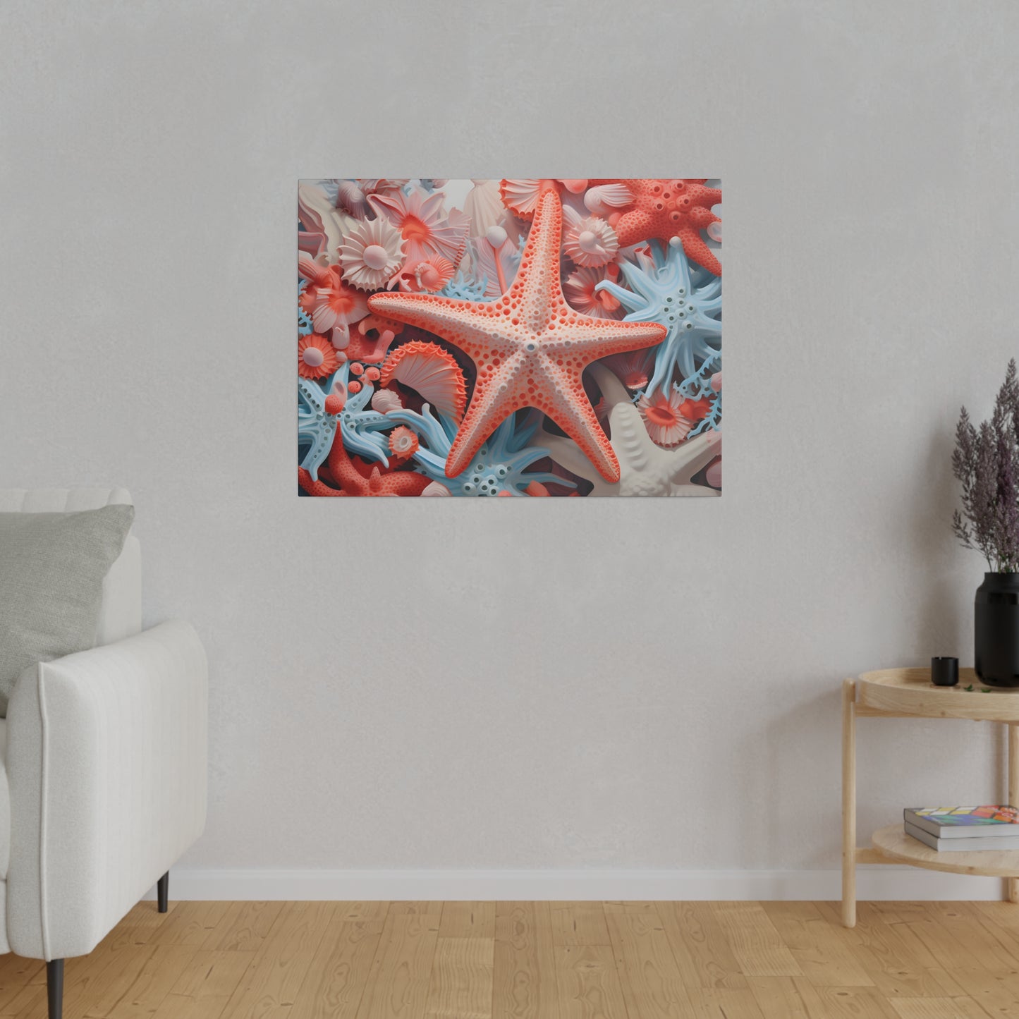 Starfish Matte Canvas, Stretched, 0.75" pn001