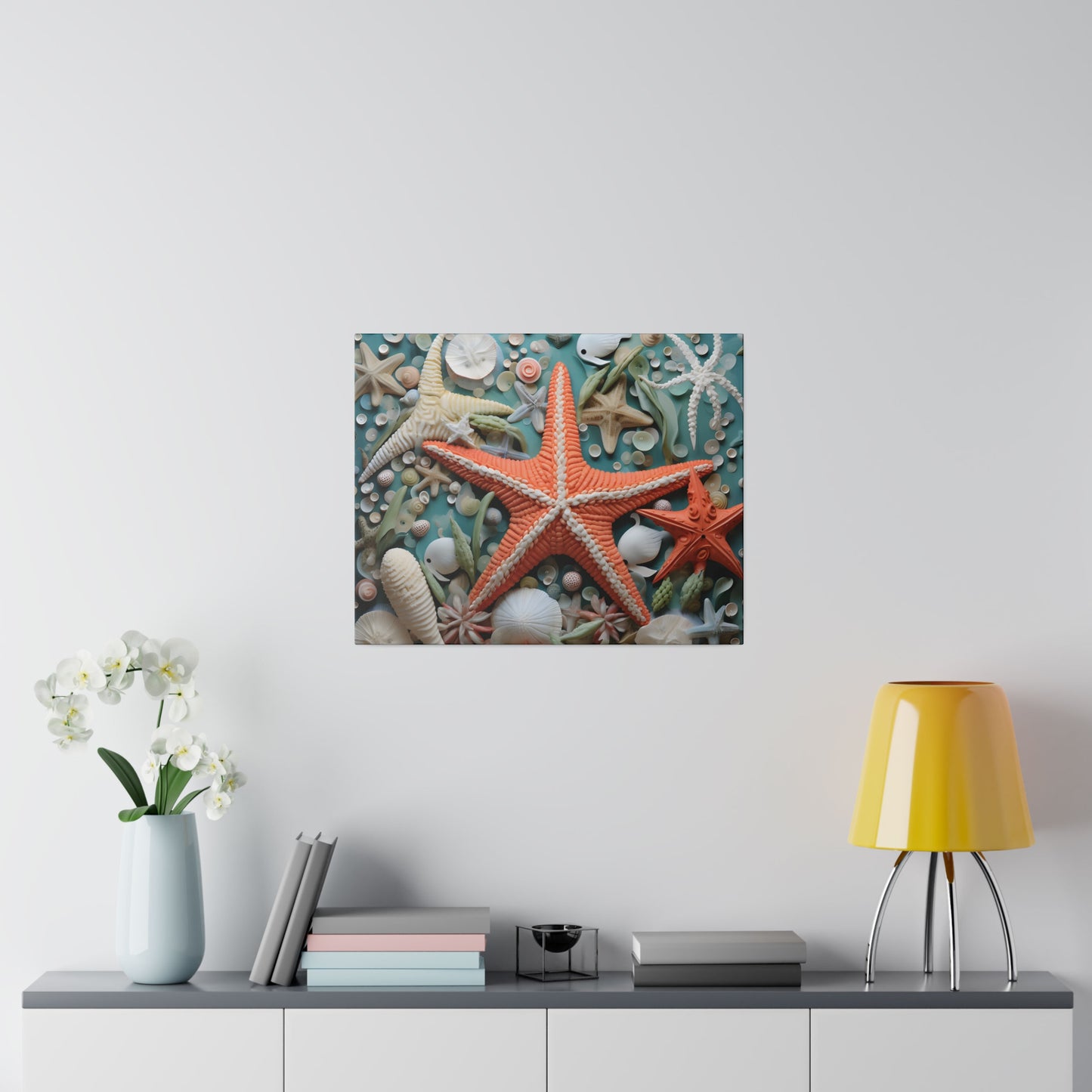 Starfish Matte Canvas, Stretched, 0.75" pn006