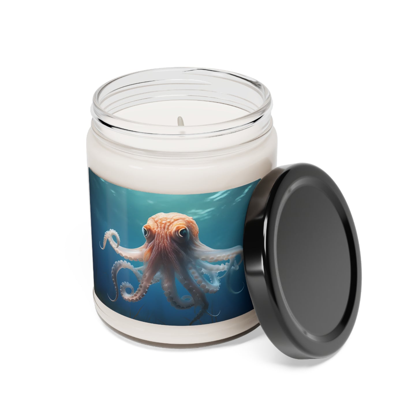 Octopus Scented Soy Candle, 9oz