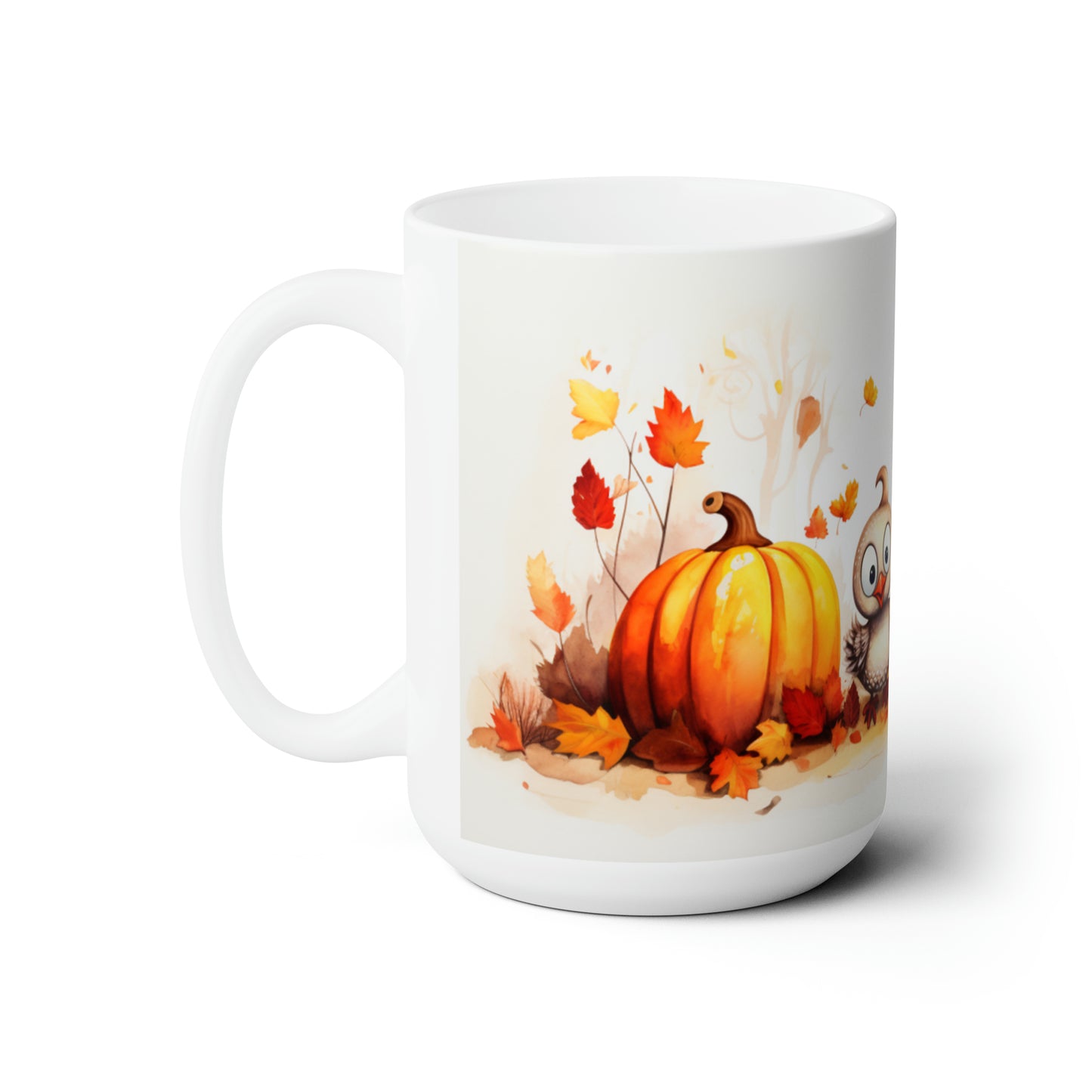 Turkey family Ceramic Mug 15oz