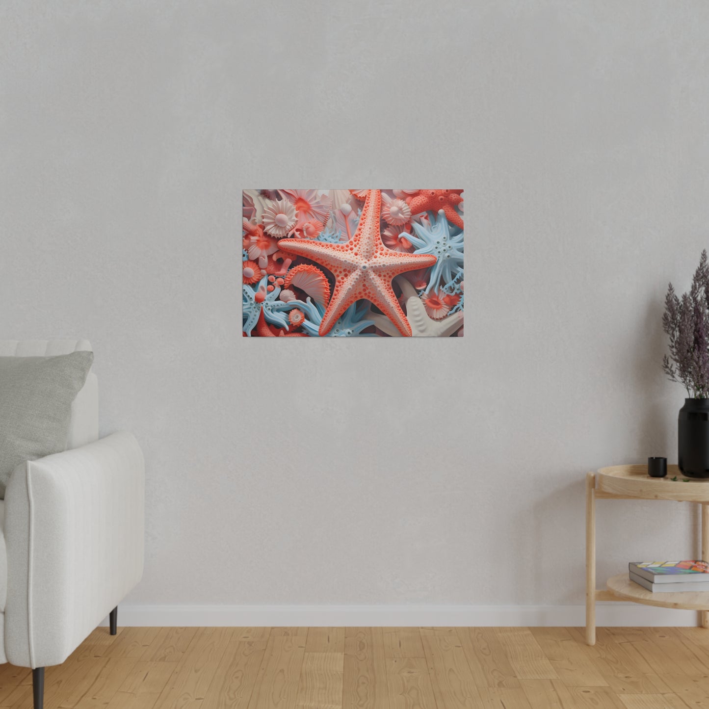 Starfish Matte Canvas, Stretched, 0.75" pn001