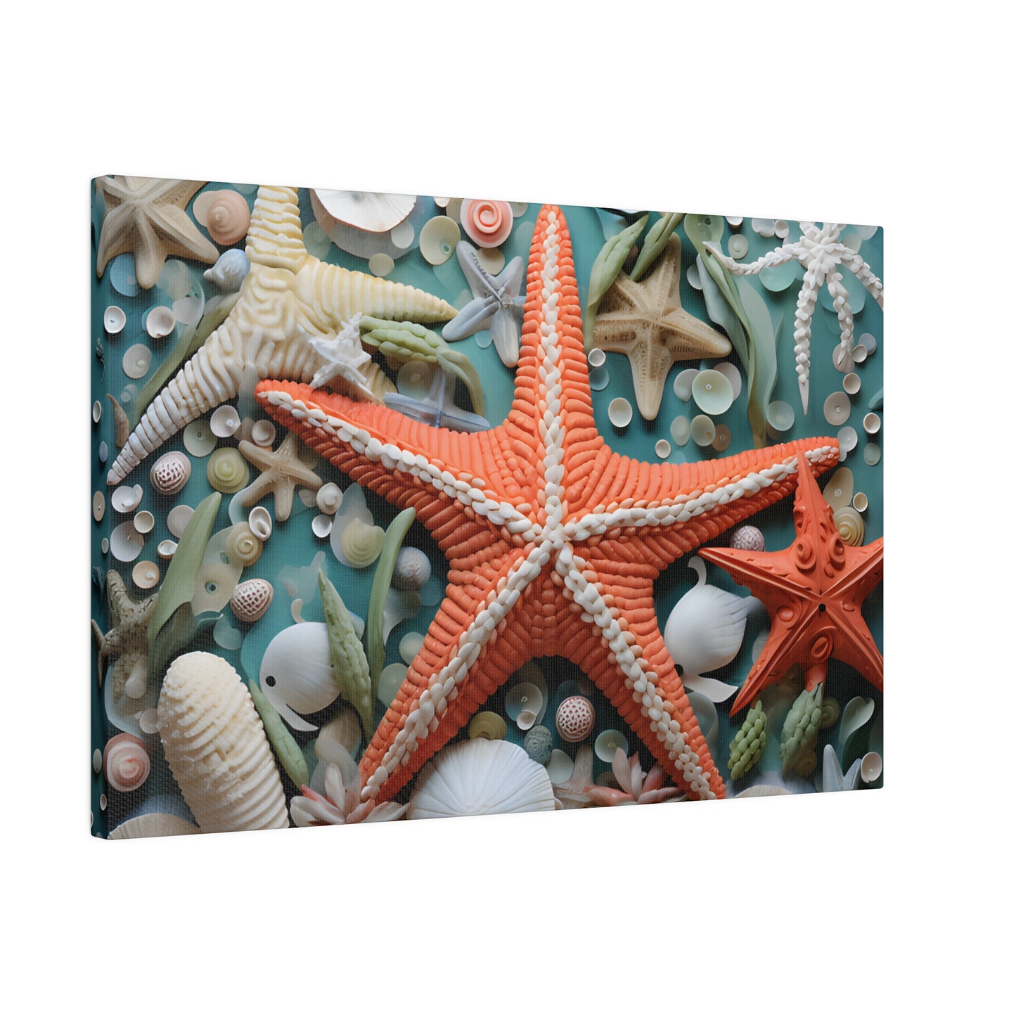 Starfish Matte Canvas, Stretched, 0.75" pn006