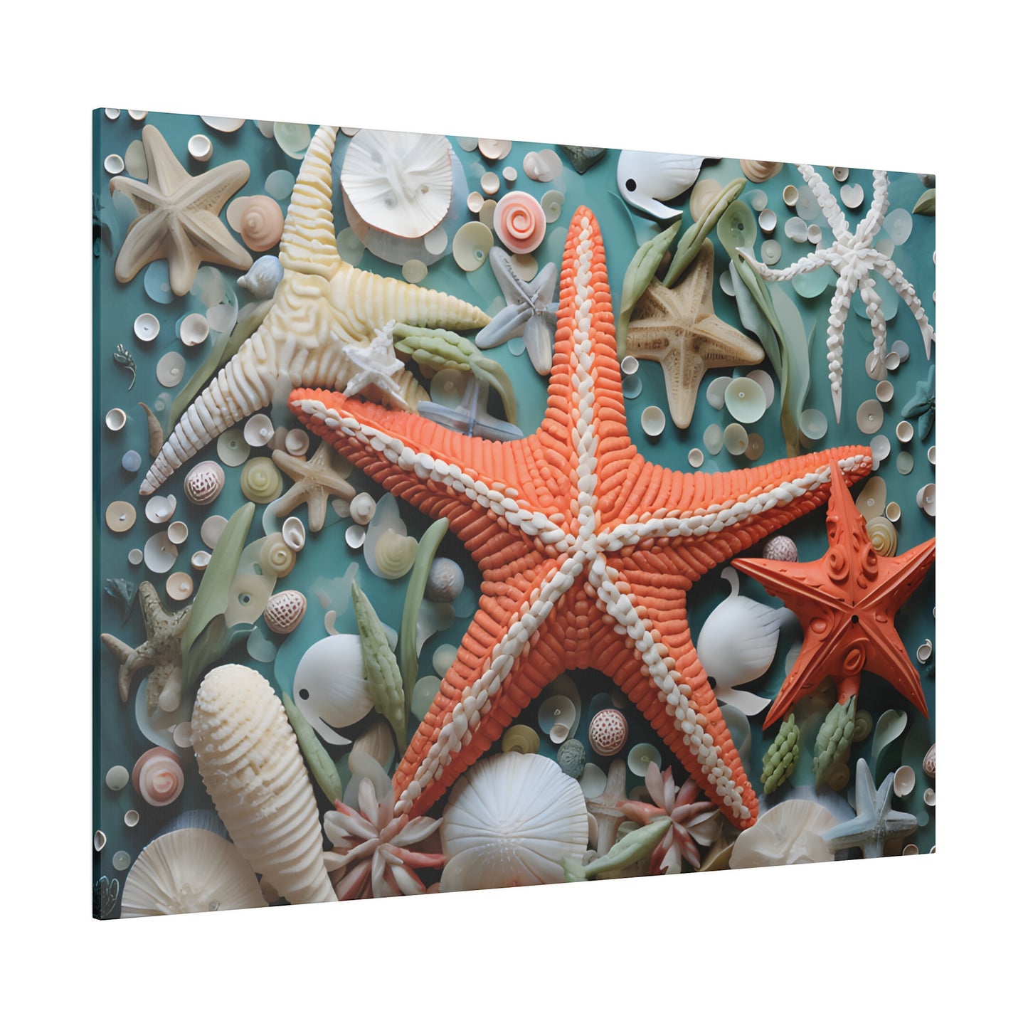 Starfish Matte Canvas, Stretched, 0.75" pn006