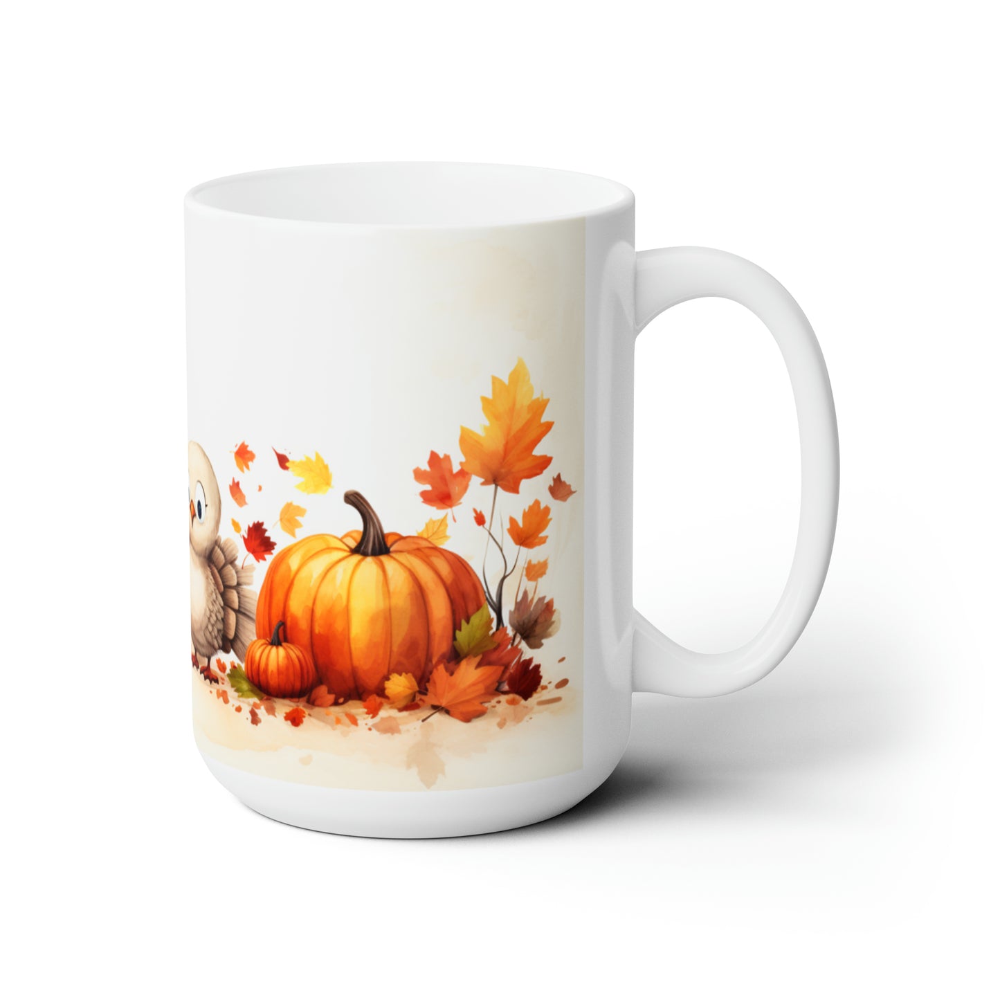 Mr. and Mrs. Turkey Ceramic Mug 15oz