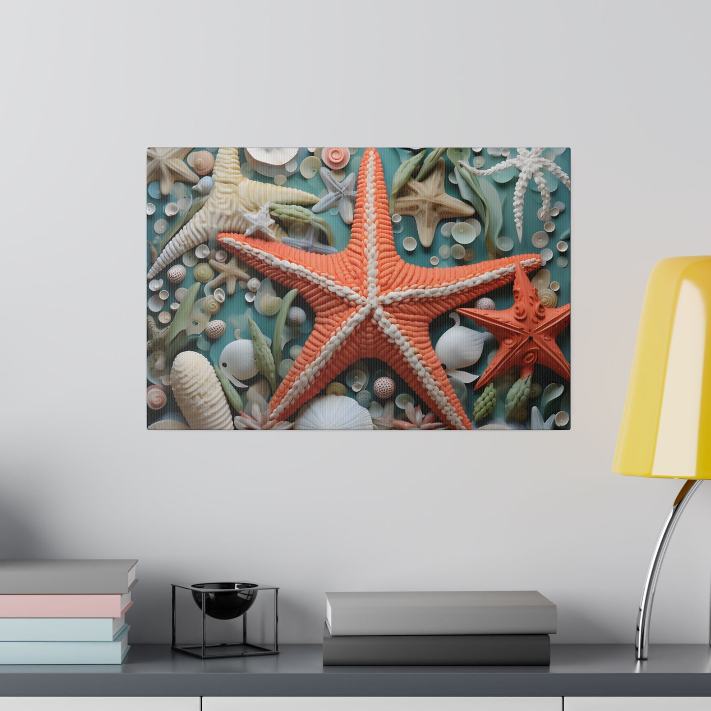 Starfish Matte Canvas, Stretched, 0.75" pn006