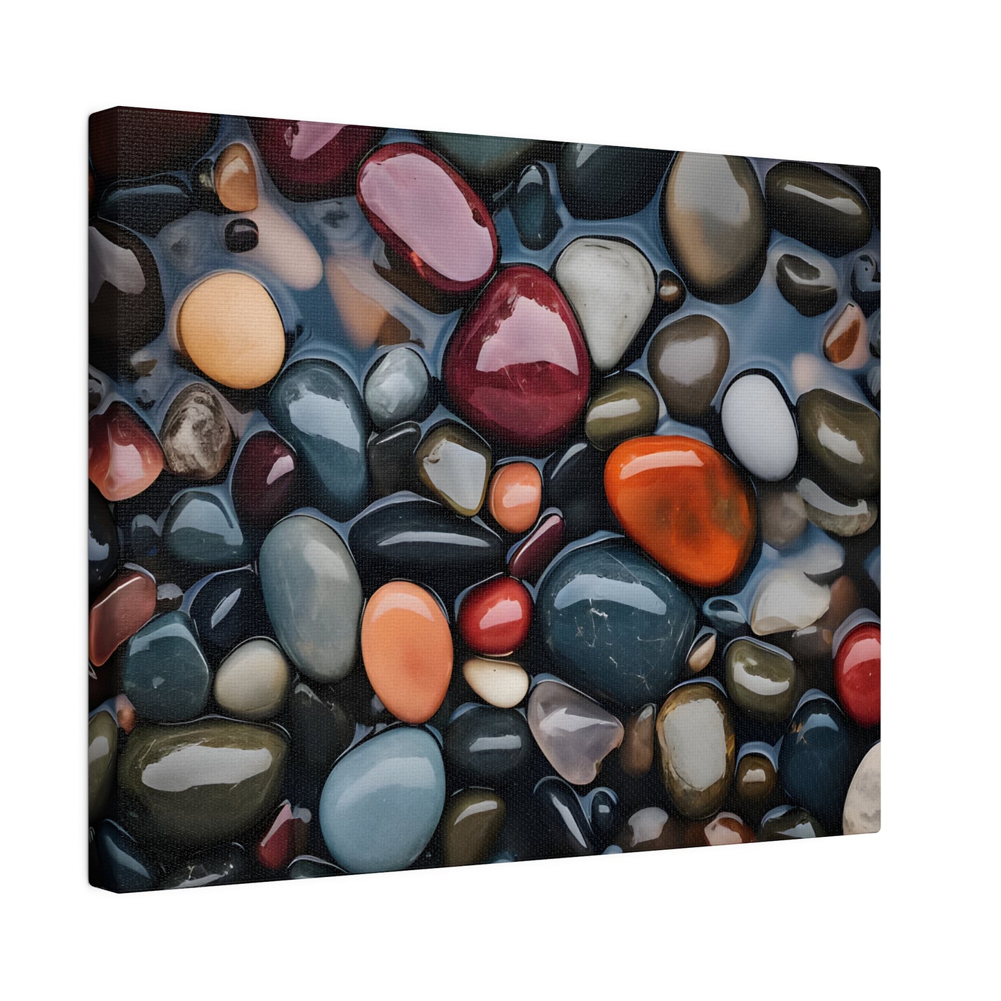 River Rock Matte Canvas, Stretched, 0.75" pn017