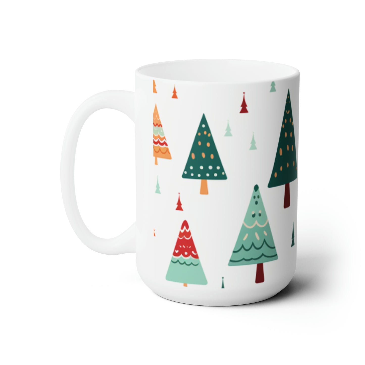 Christmas Tree Ceramic Mug 15oz