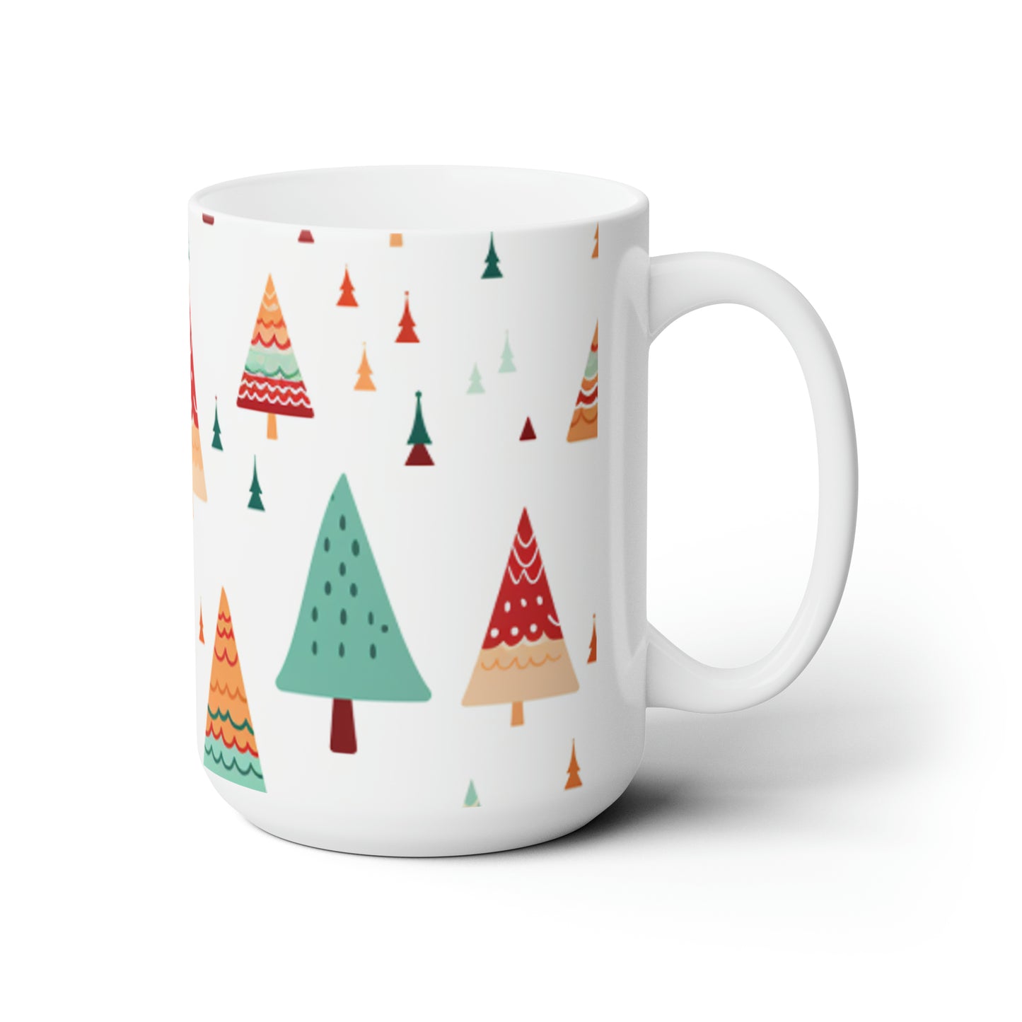 Christmas Tree Ceramic Mug 15oz