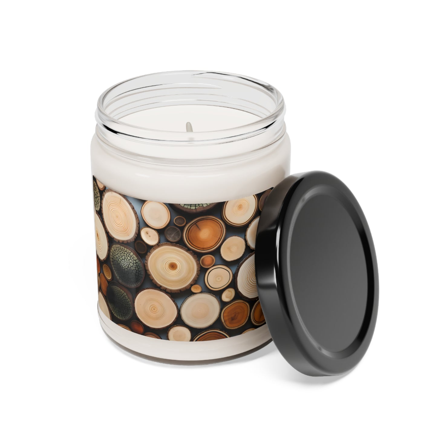 Wood Rounds Scented Soy Candle, 9oz