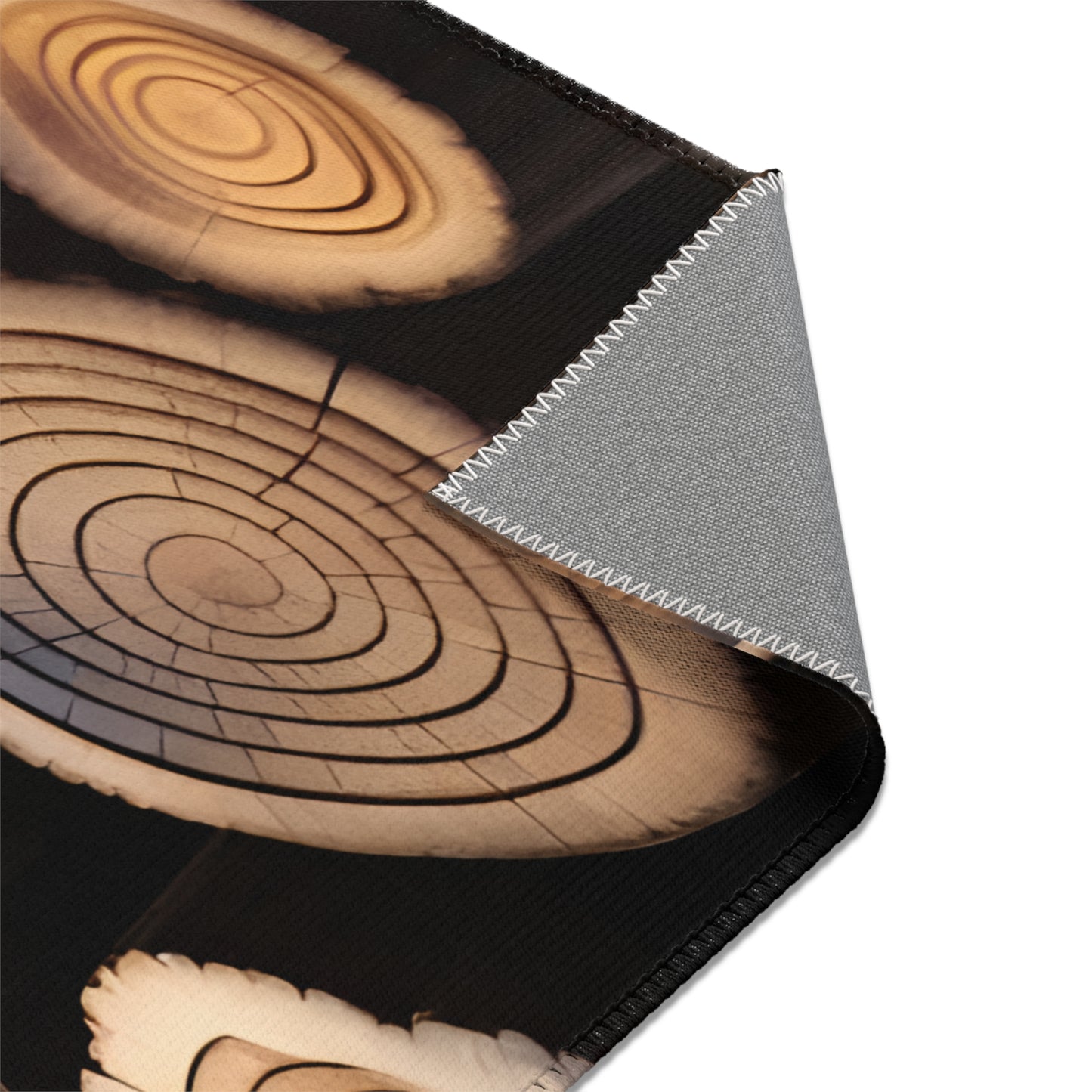 Wood Rounds Area Rugs