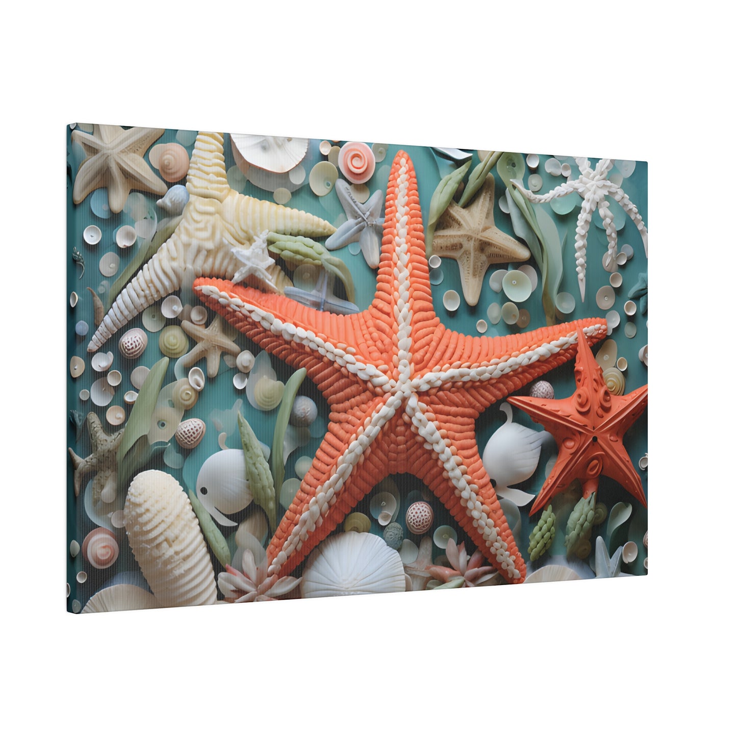 Starfish Matte Canvas, Stretched, 0.75" pn006