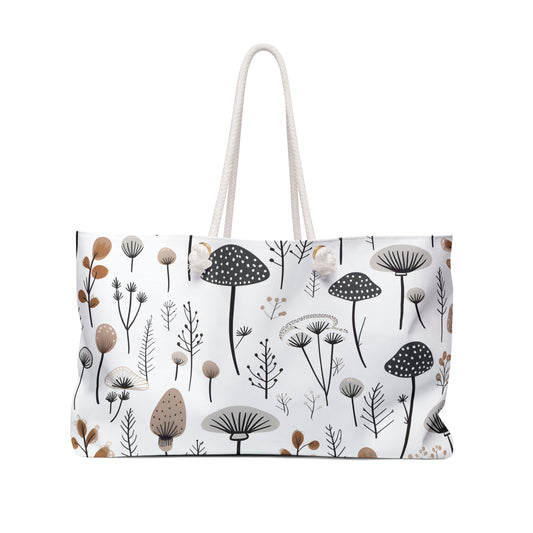 Plants and Mushrooms Weekender Bag
