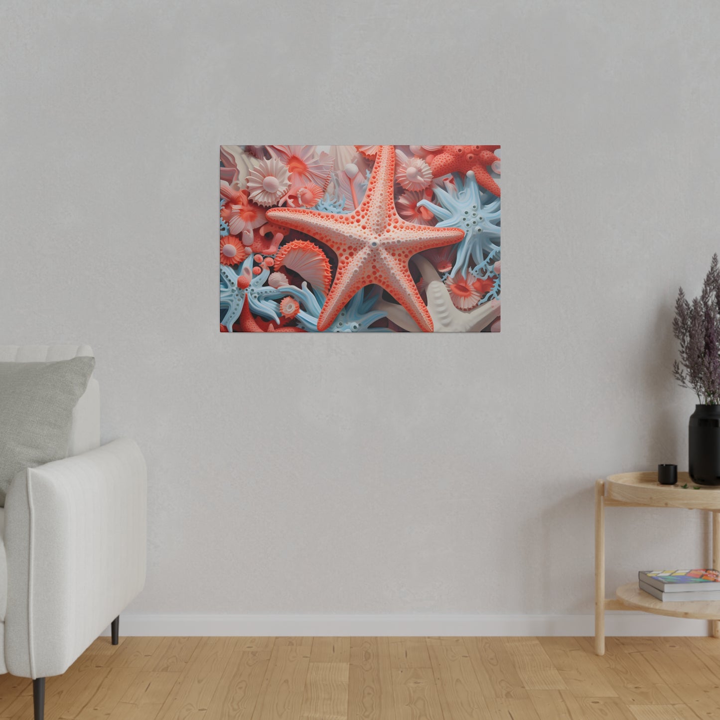 Starfish Matte Canvas, Stretched, 0.75" pn001