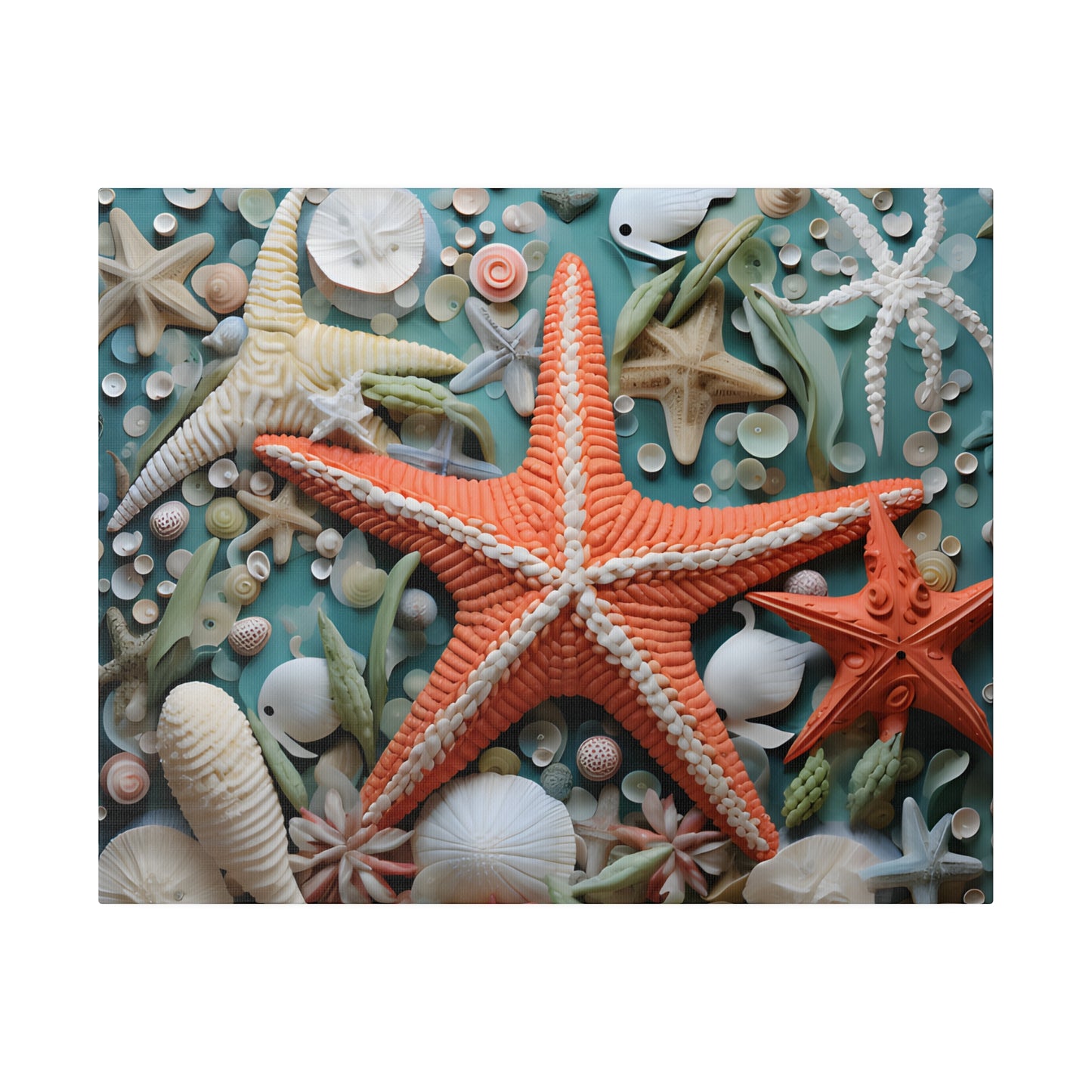 Starfish Matte Canvas, Stretched, 0.75" pn006