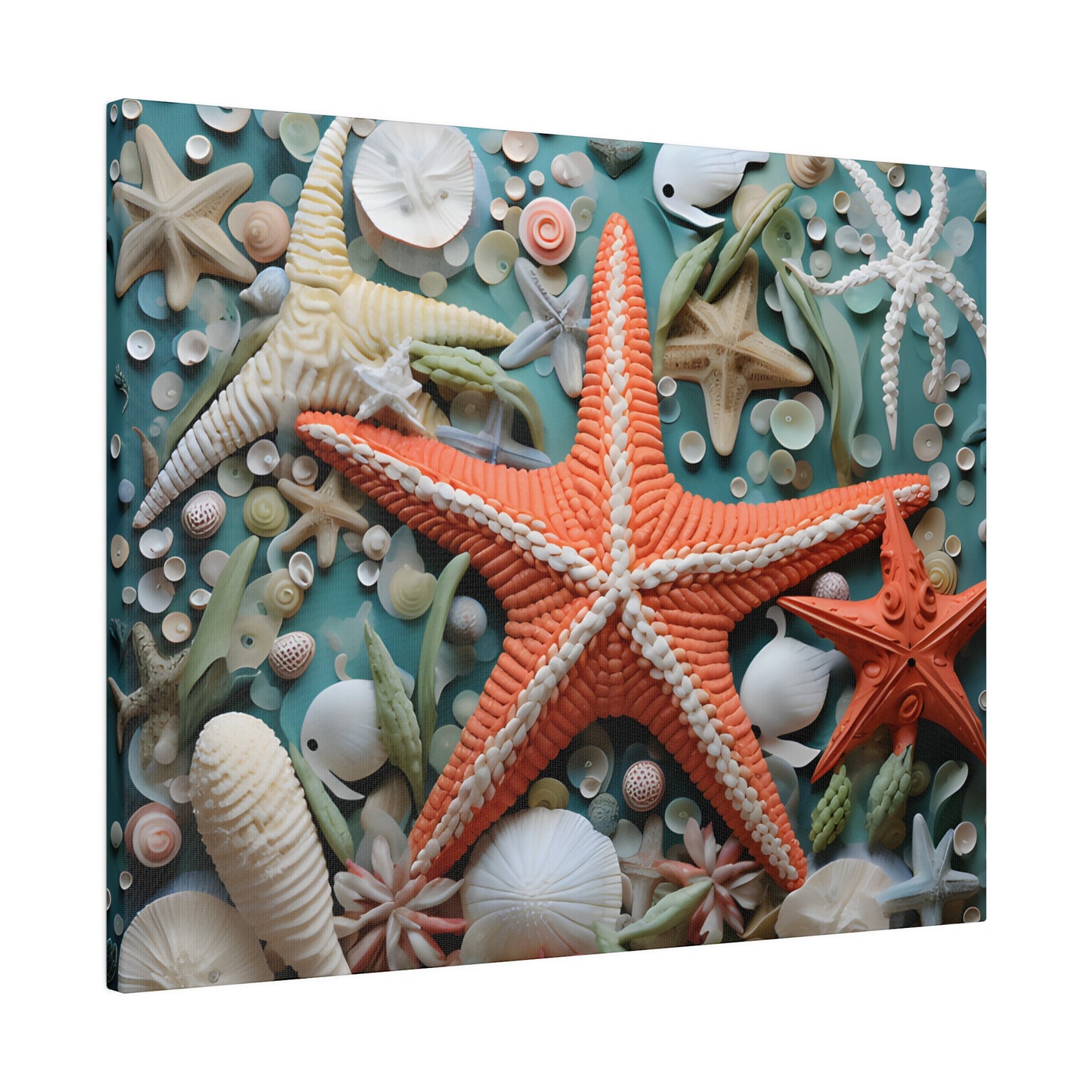 Starfish Matte Canvas, Stretched, 0.75" pn006