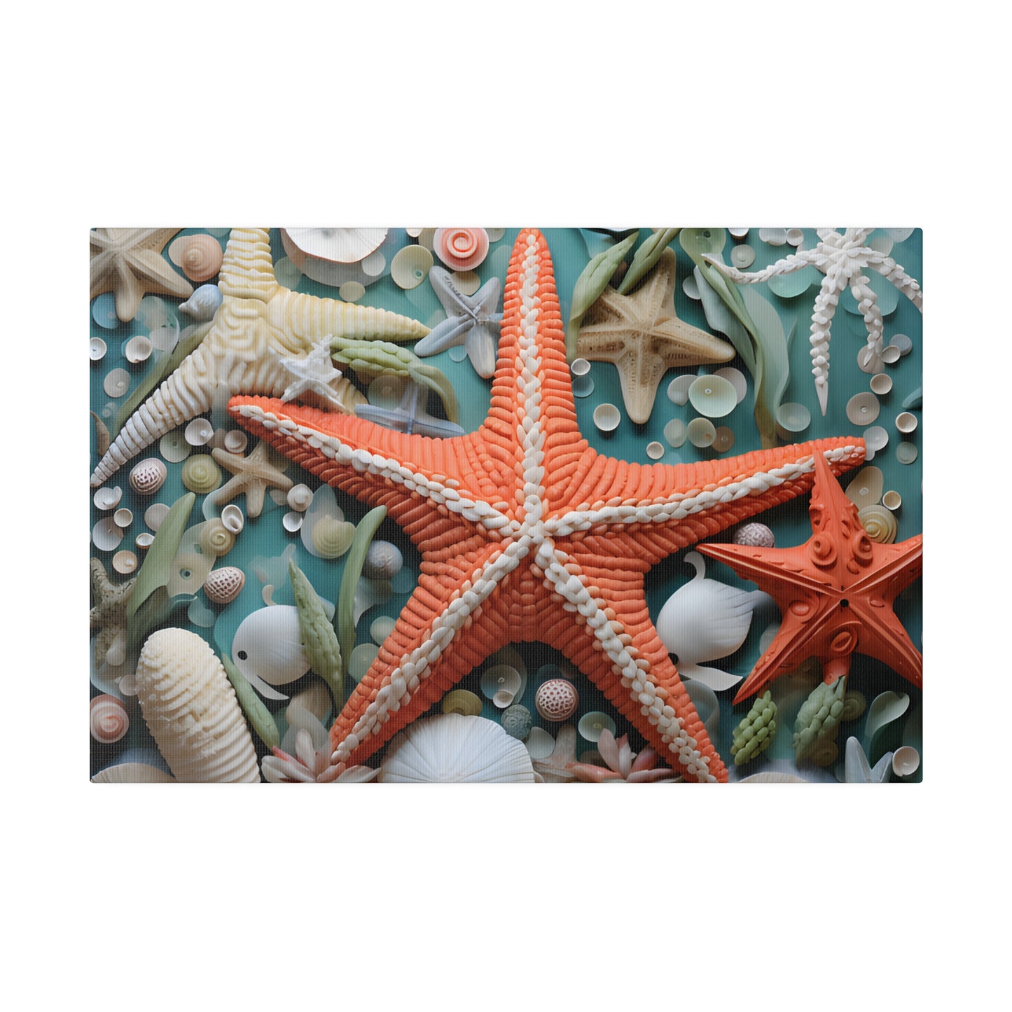 Starfish Matte Canvas, Stretched, 0.75" pn006