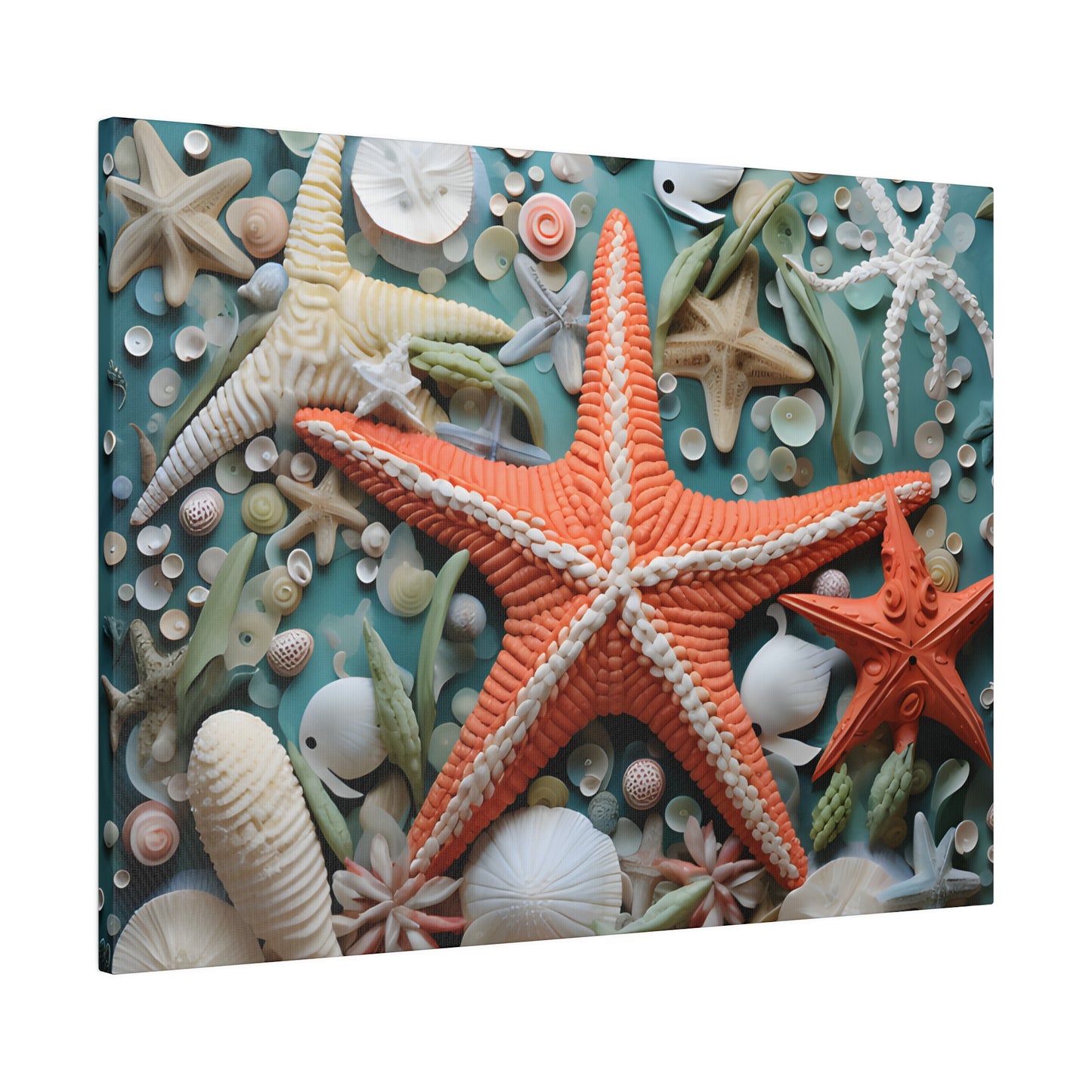 Starfish Matte Canvas, Stretched, 0.75" pn006