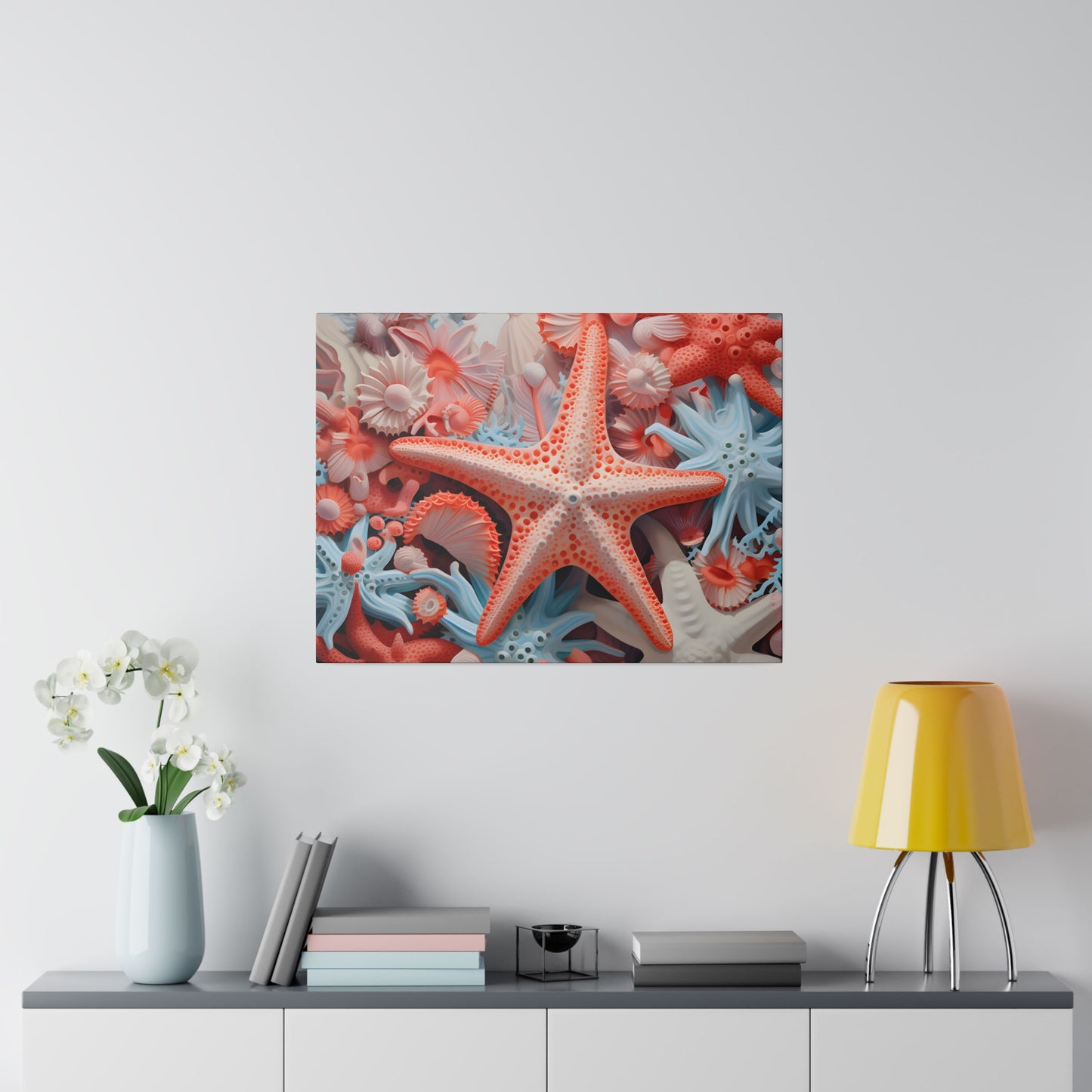 Starfish Matte Canvas, Stretched, 0.75" pn001