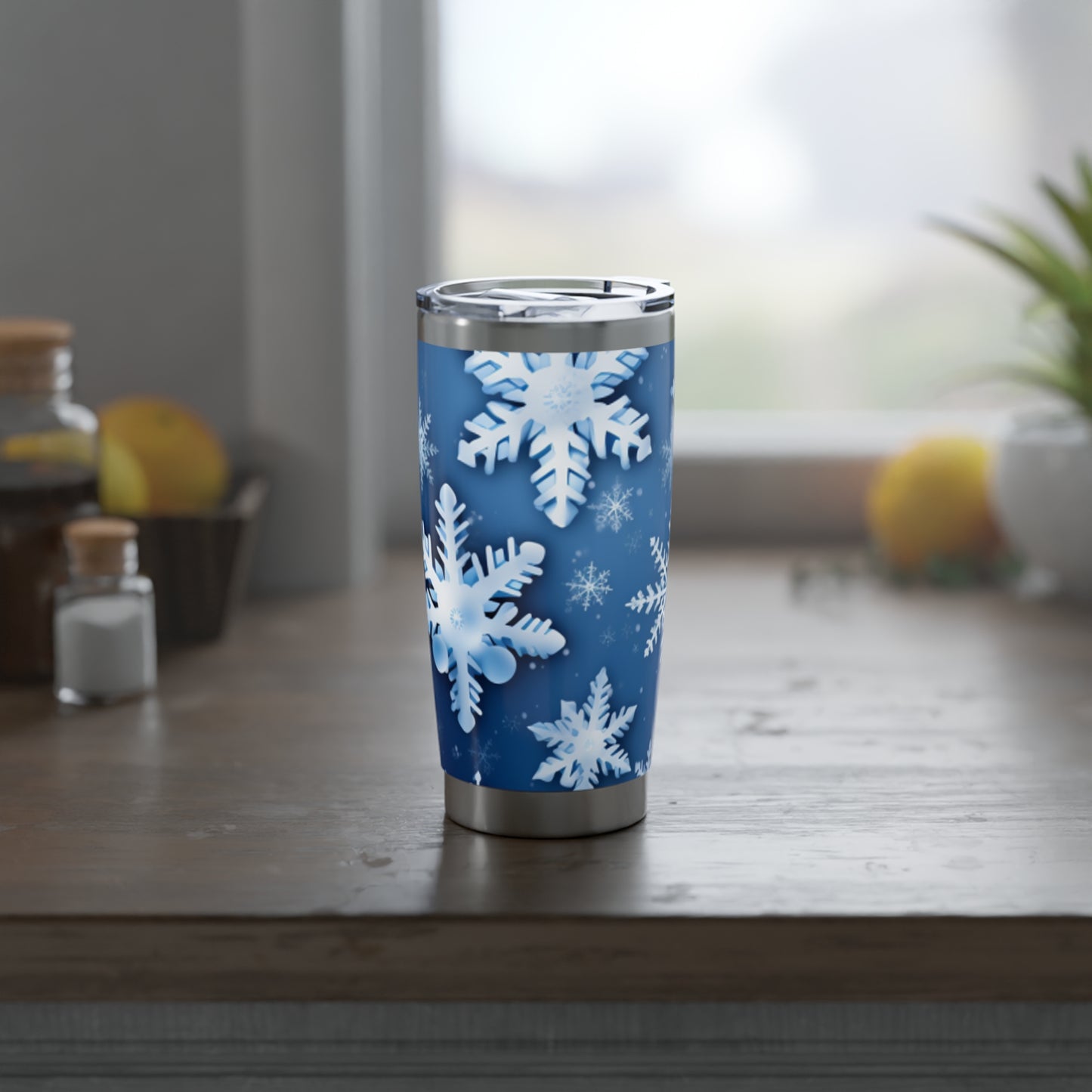 Snow Flake Blue Vagabond 20oz Tumbler