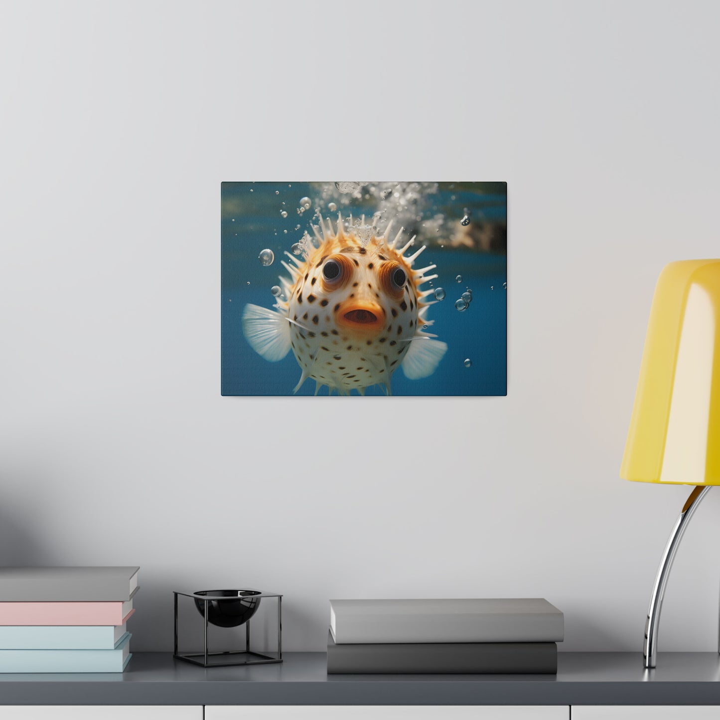 Pufferfish Matte Canvas, Stretched, 0.75" pn007