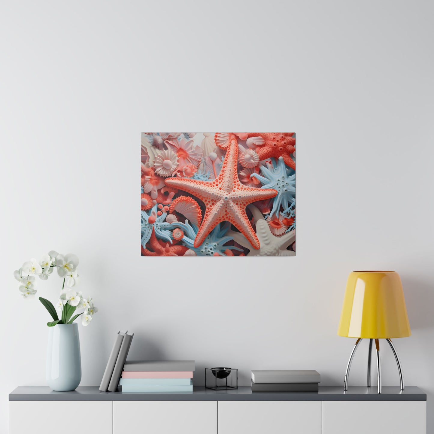 Starfish Matte Canvas, Stretched, 0.75" pn001