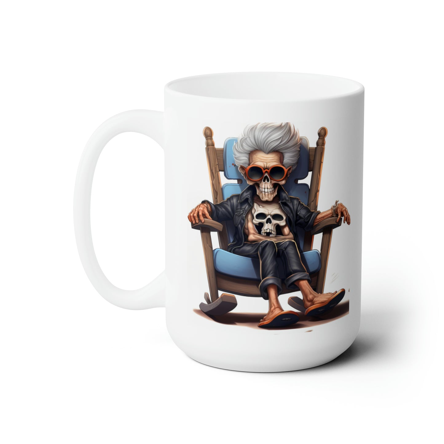 Rocker Chick Ceramic Mug 15oz