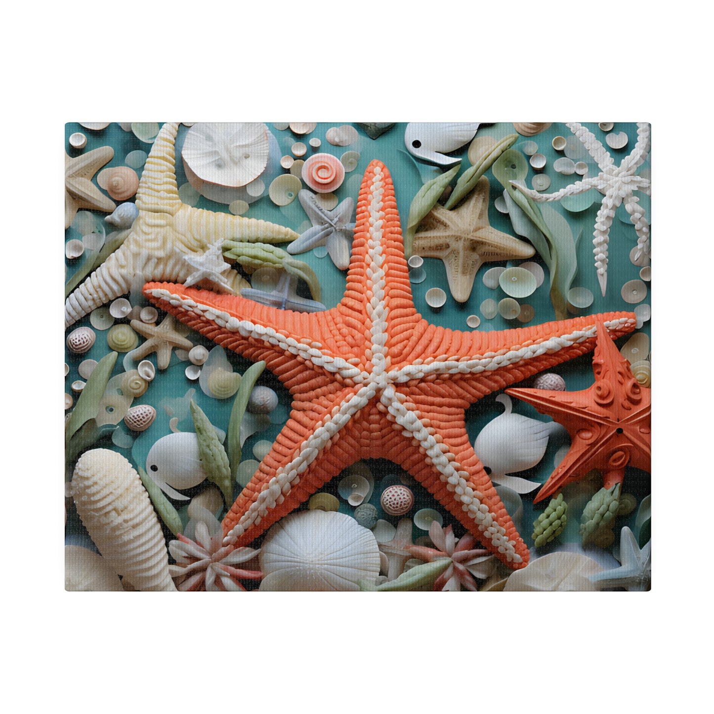 Starfish Matte Canvas, Stretched, 0.75" pn006