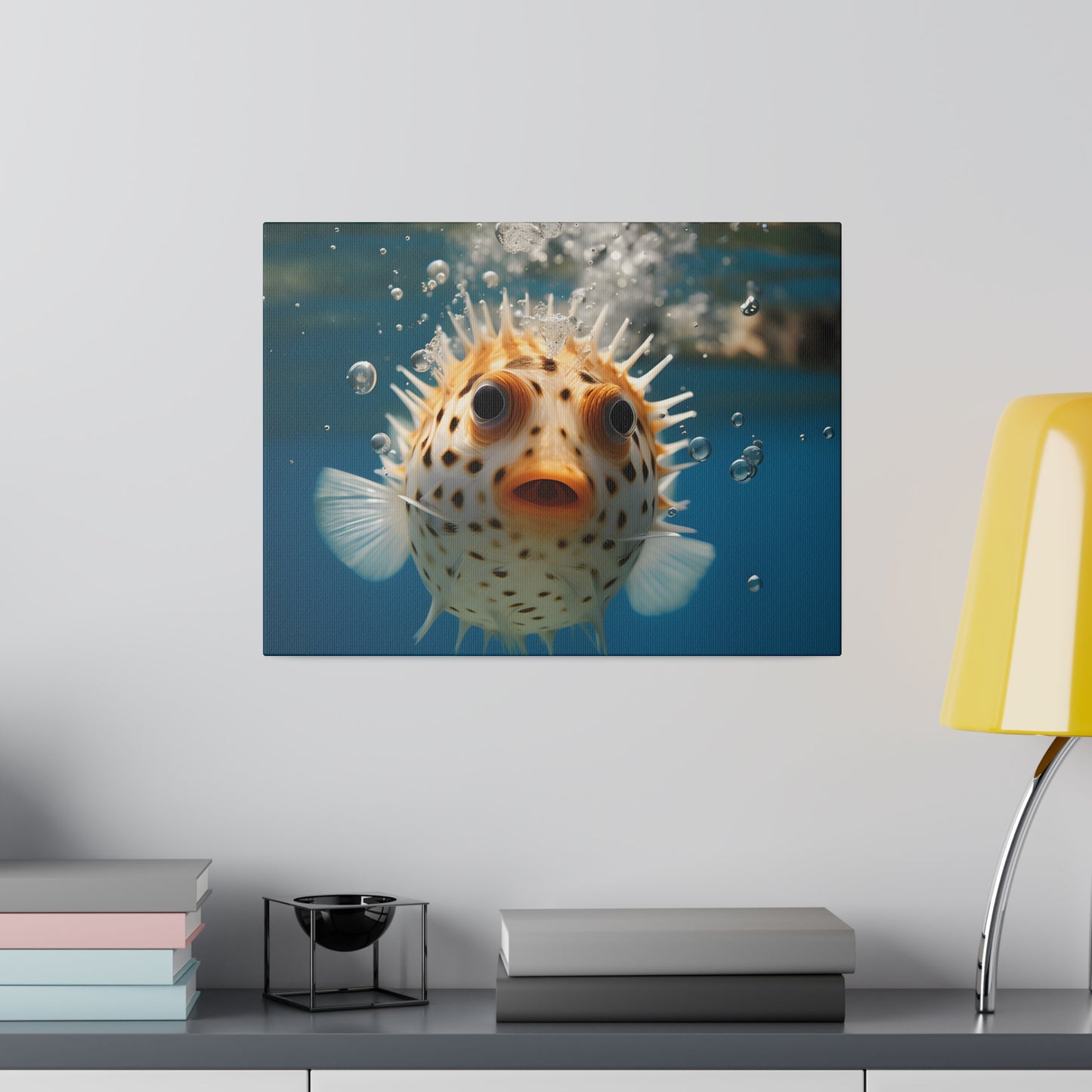 Pufferfish Matte Canvas, Stretched, 0.75" pn007