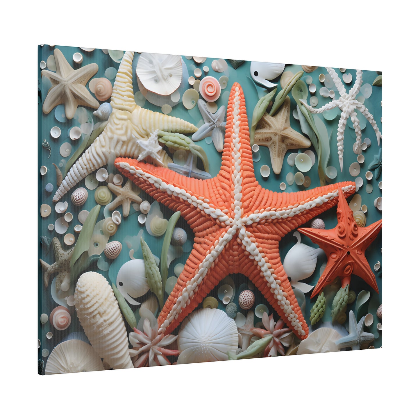 Starfish Matte Canvas, Stretched, 0.75" pn006