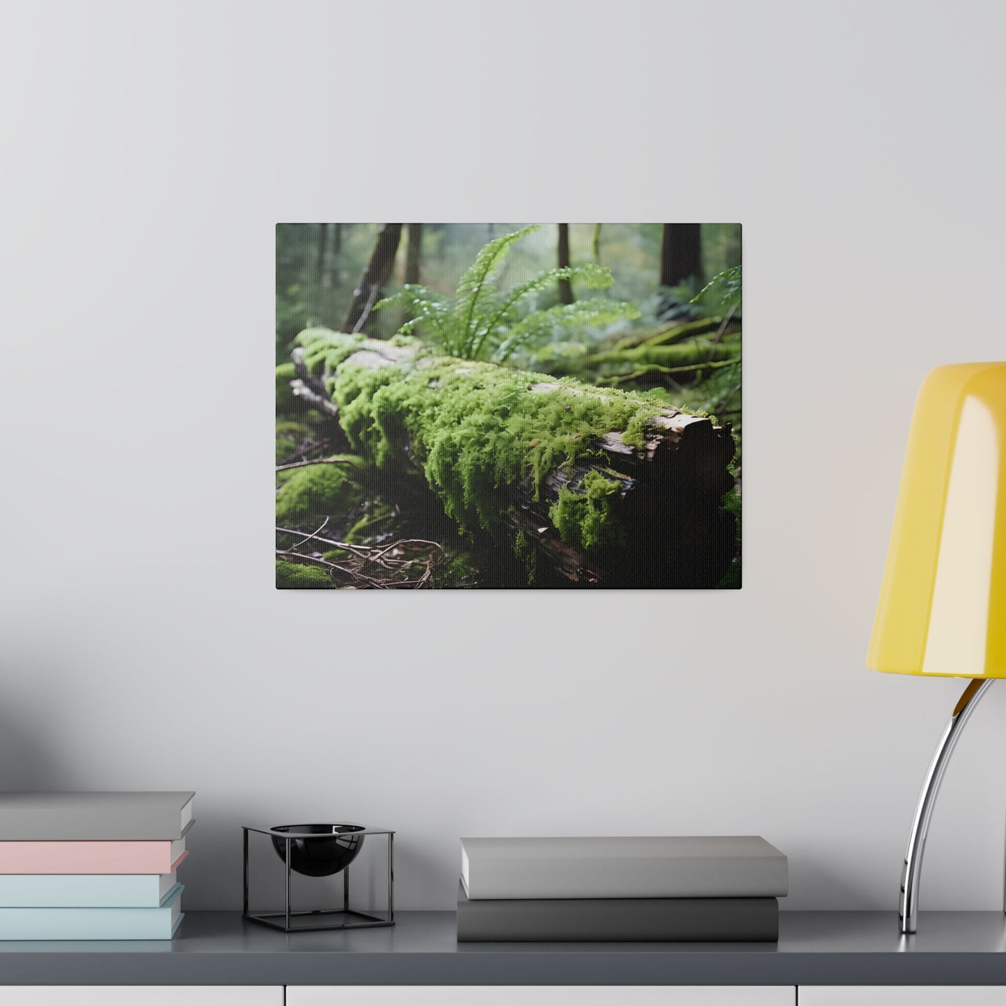 Mossy Log Matte Canvas, Stretched, 0.75" pn016