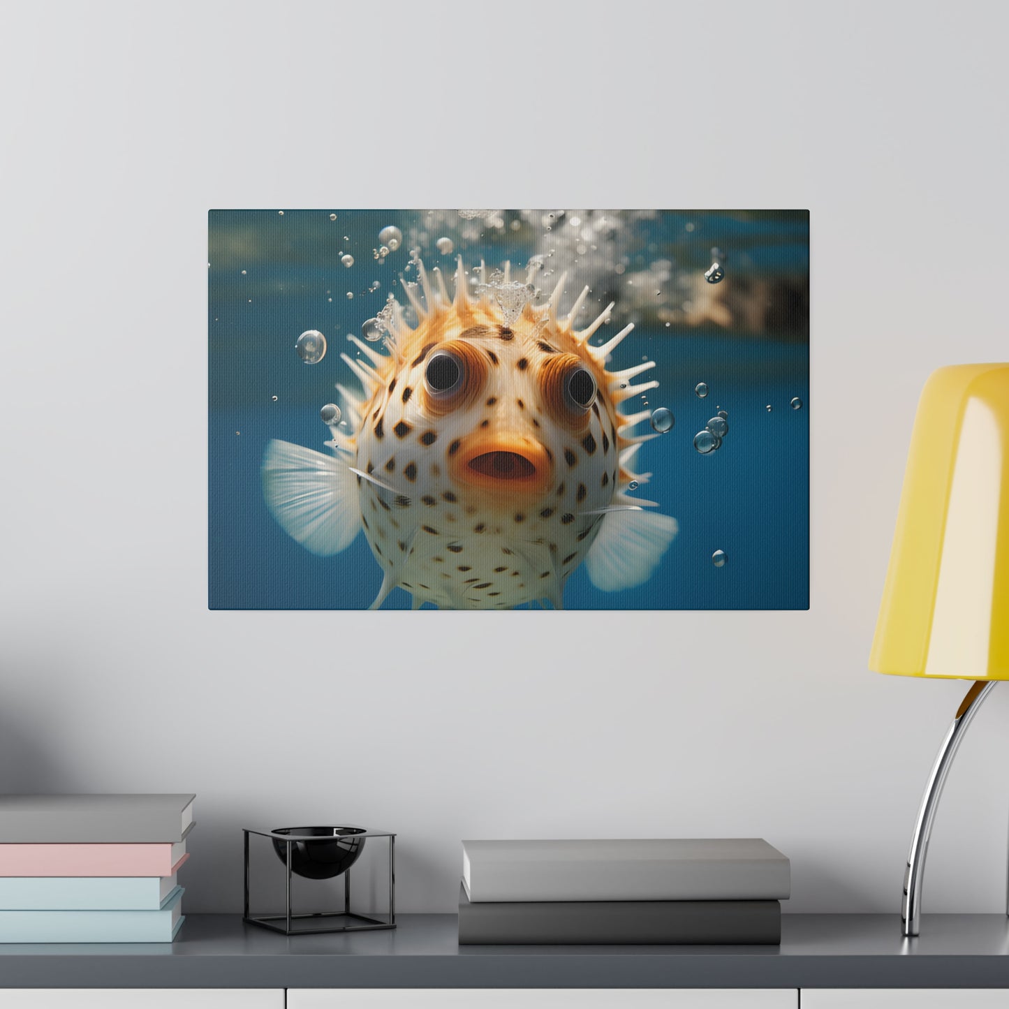 Pufferfish Matte Canvas, Stretched, 0.75" pn007