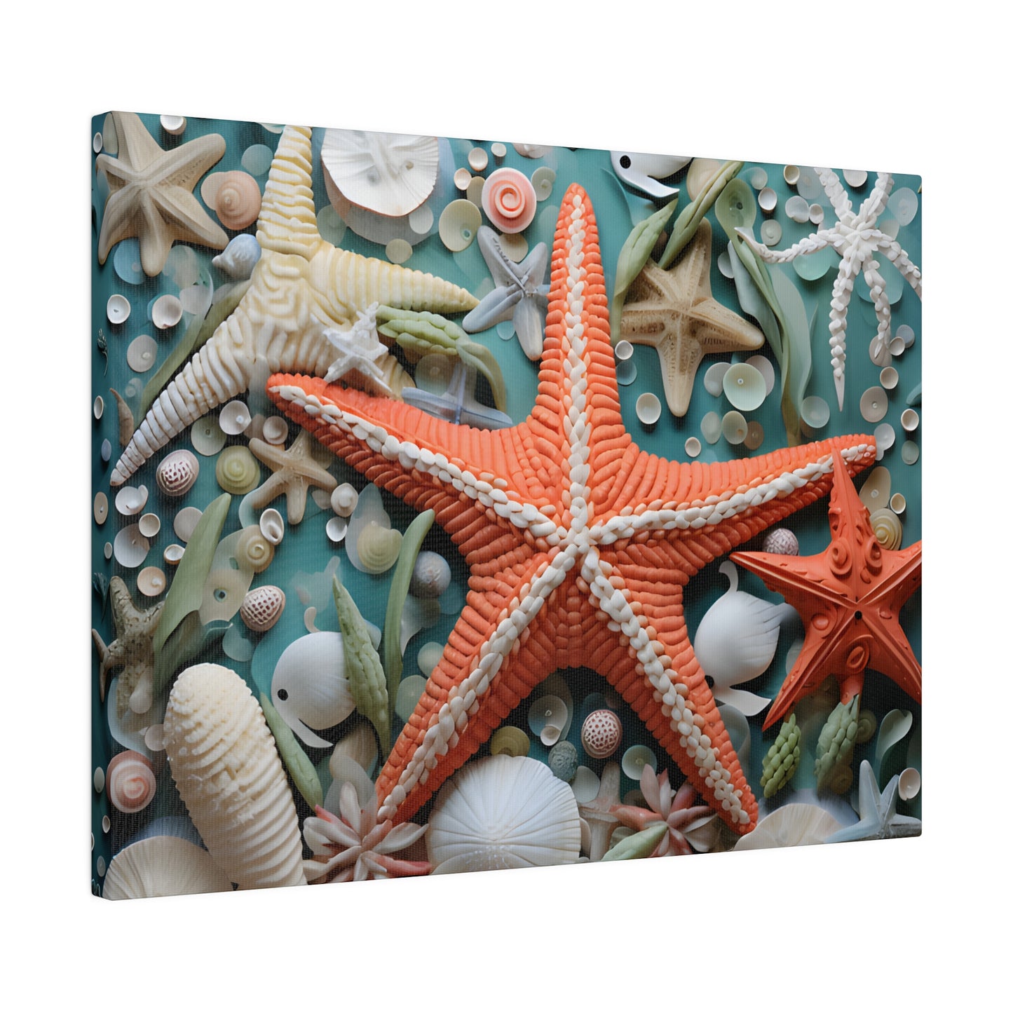 Starfish Matte Canvas, Stretched, 0.75" pn006