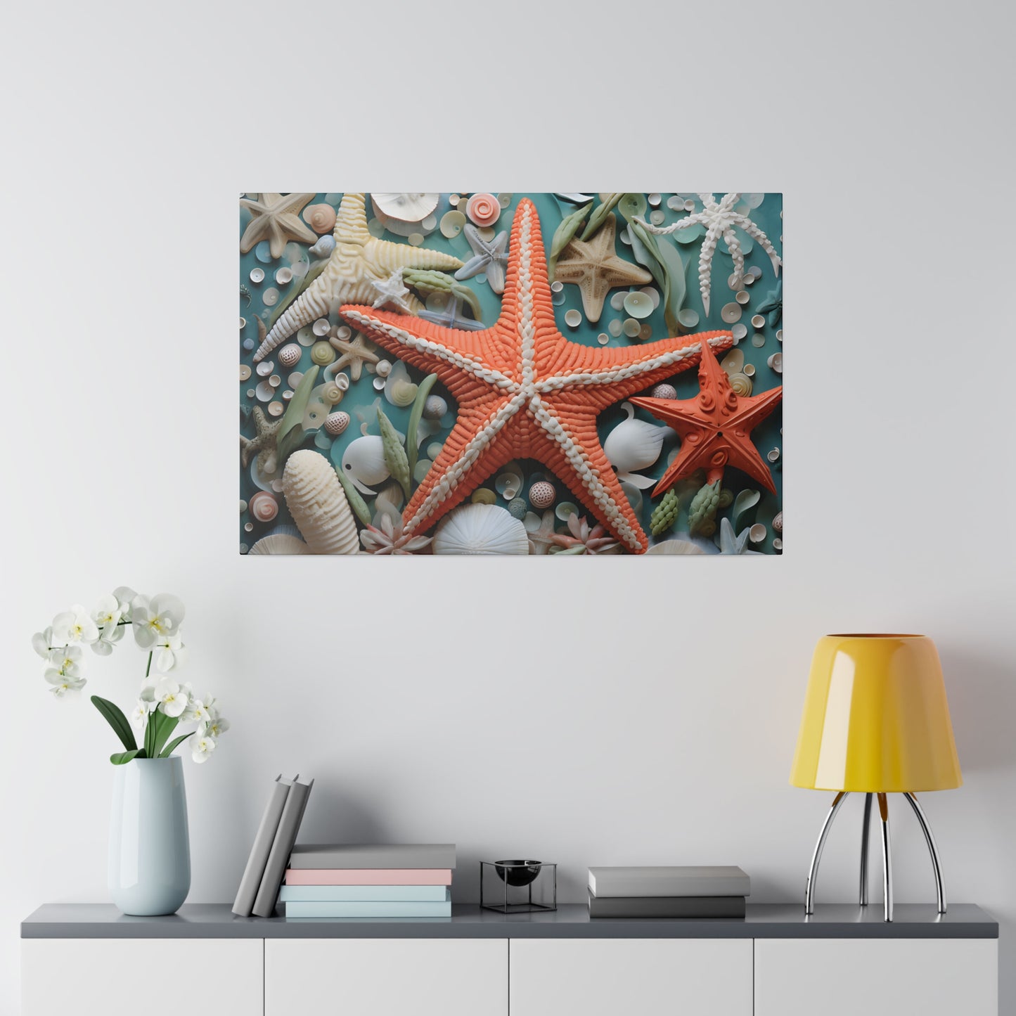 Starfish Matte Canvas, Stretched, 0.75" pn006