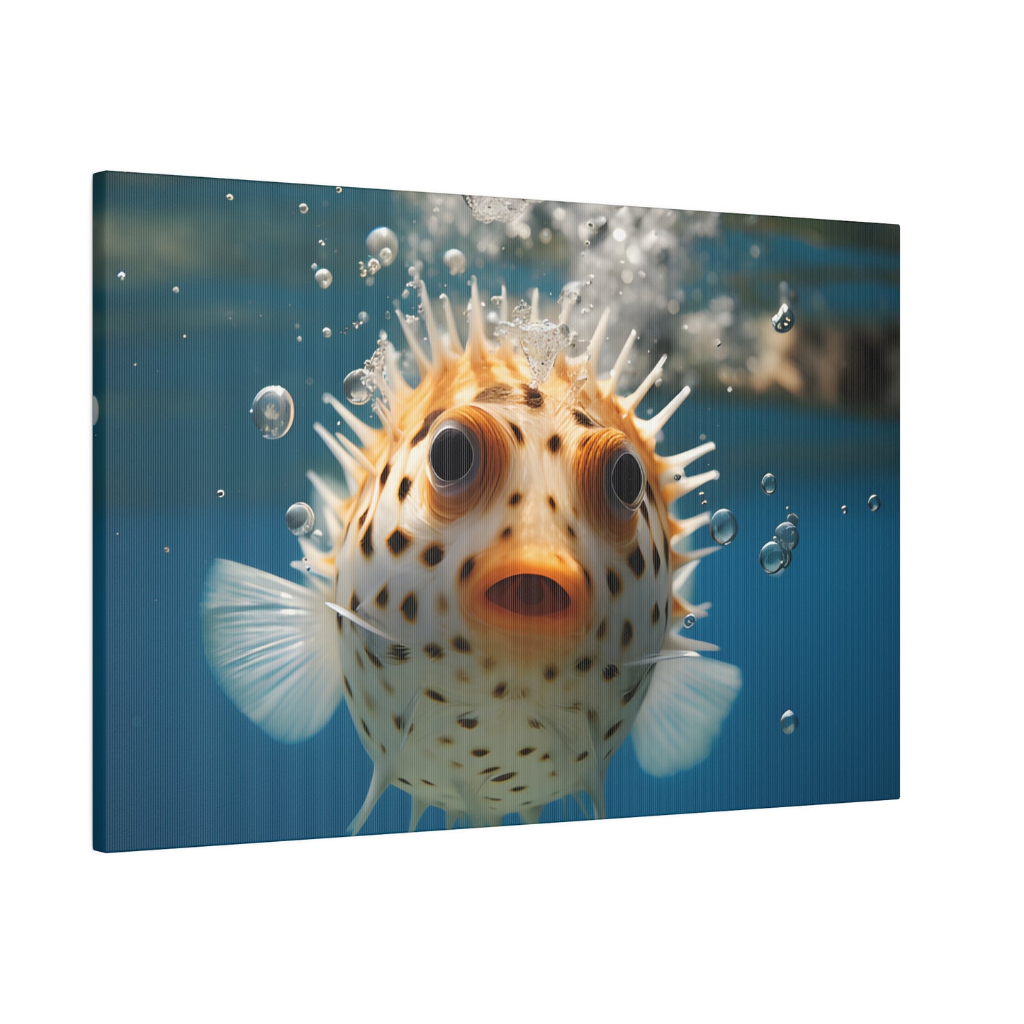 Pufferfish Matte Canvas, Stretched, 0.75" pn007