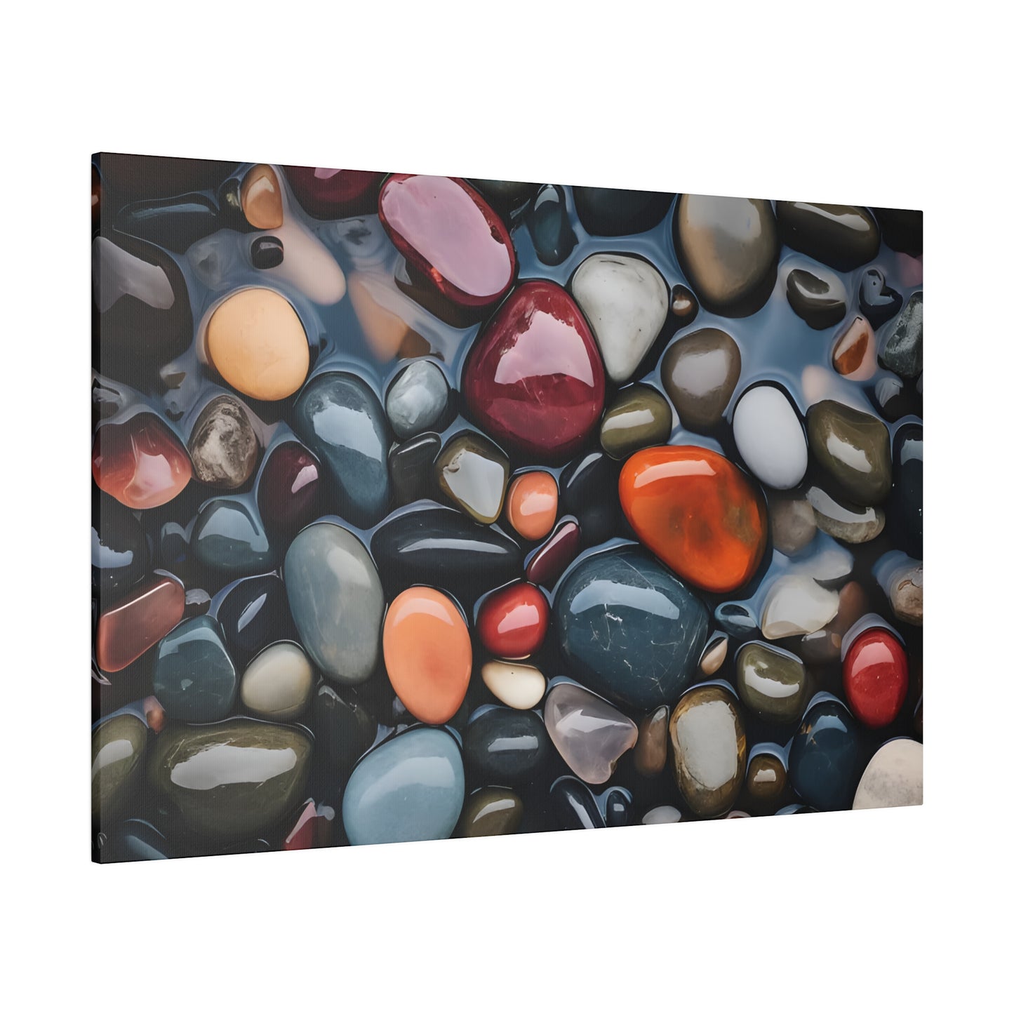 River Rock Matte Canvas, Stretched, 0.75" pn017