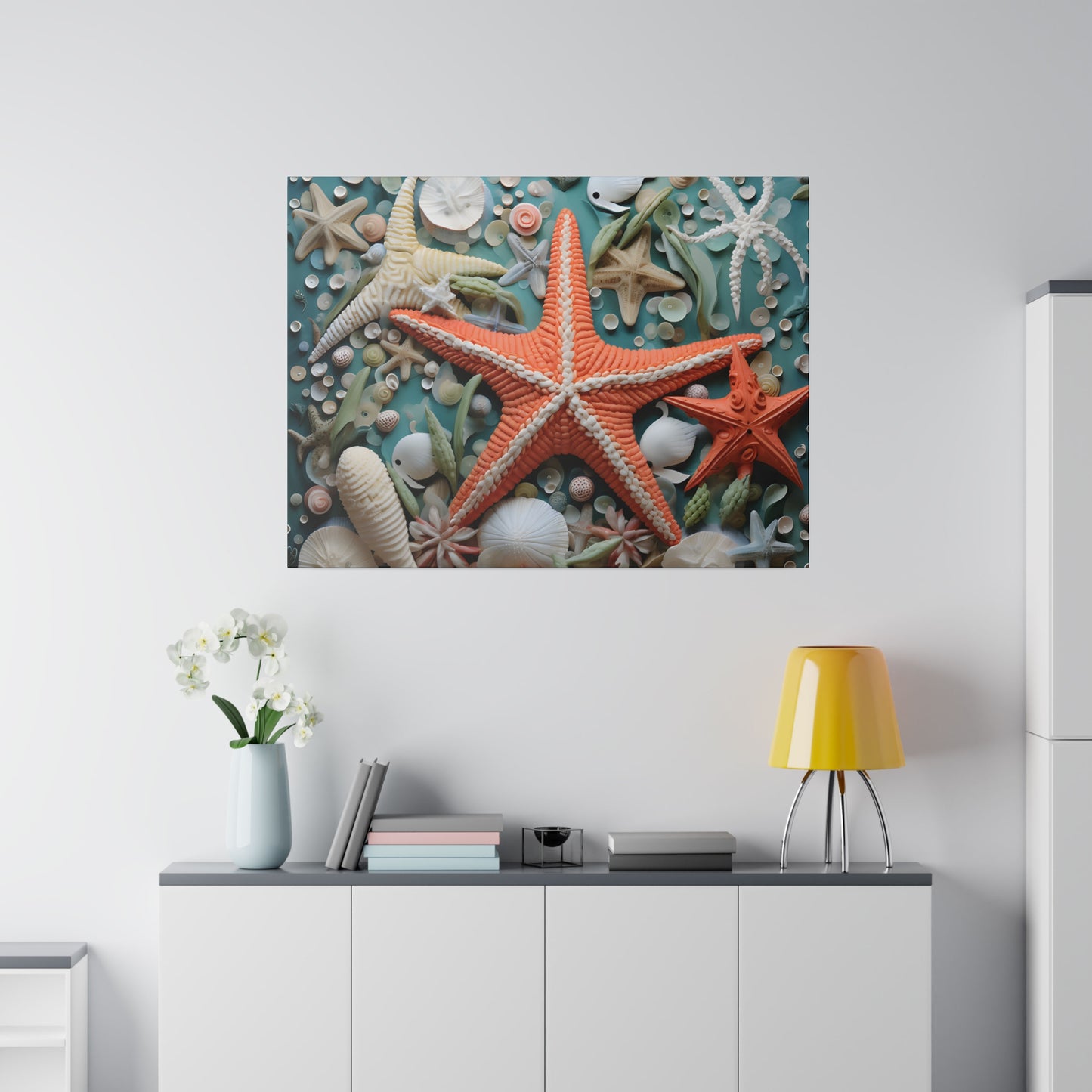 Starfish Matte Canvas, Stretched, 0.75" pn006