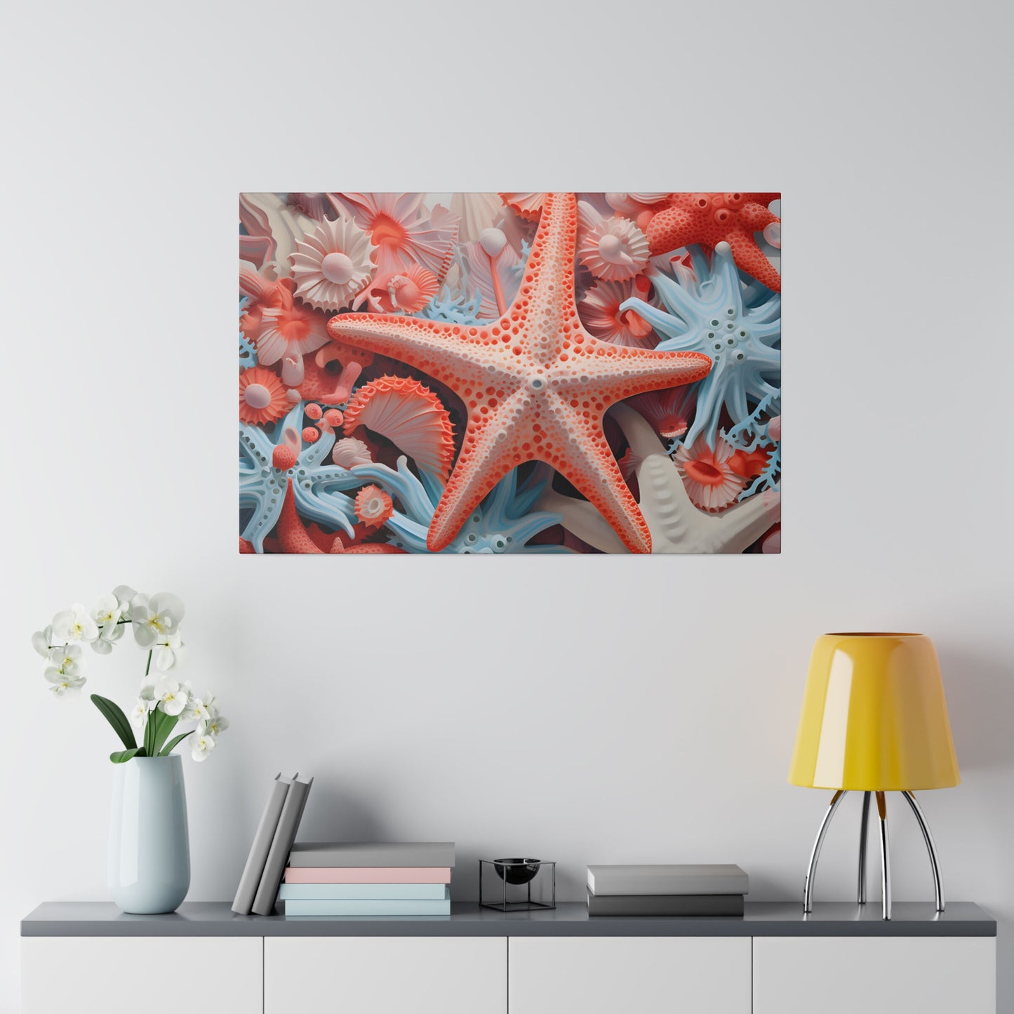 Starfish Matte Canvas, Stretched, 0.75" pn001