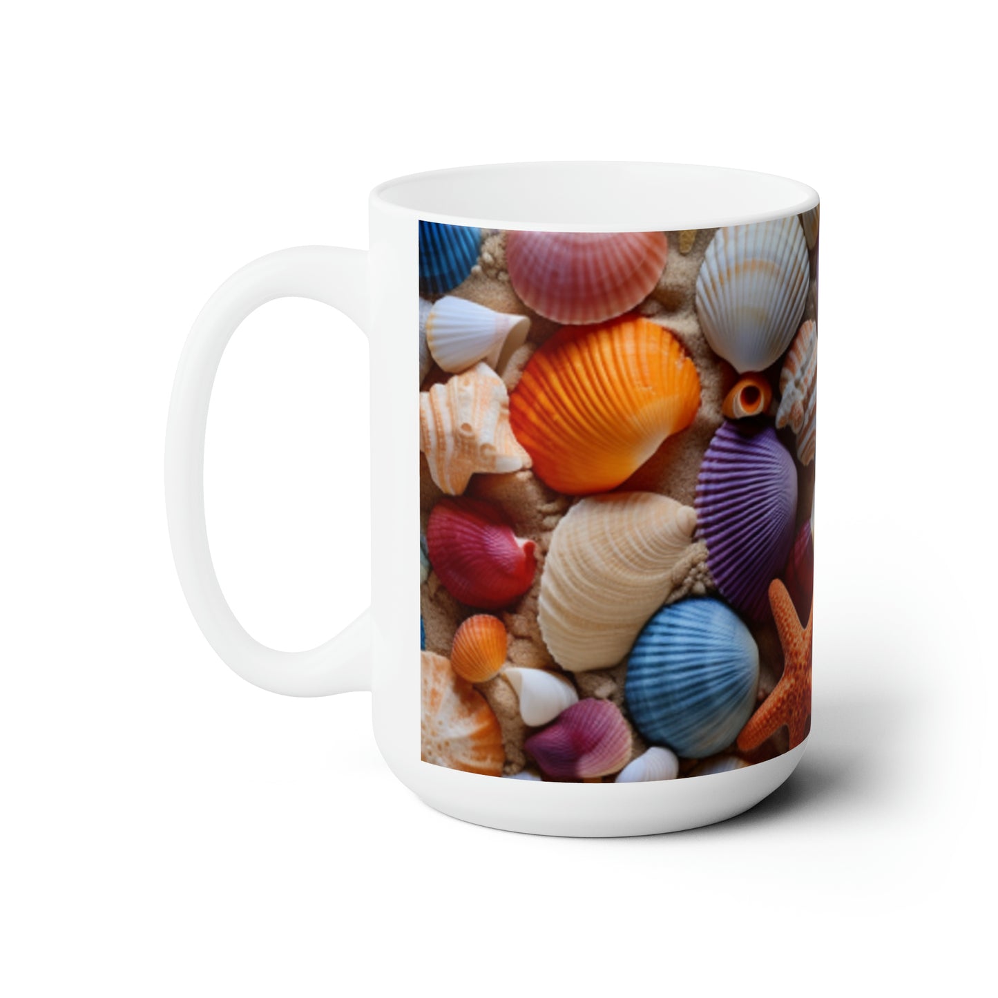 Sea Shell Ceramic Mug 15oz