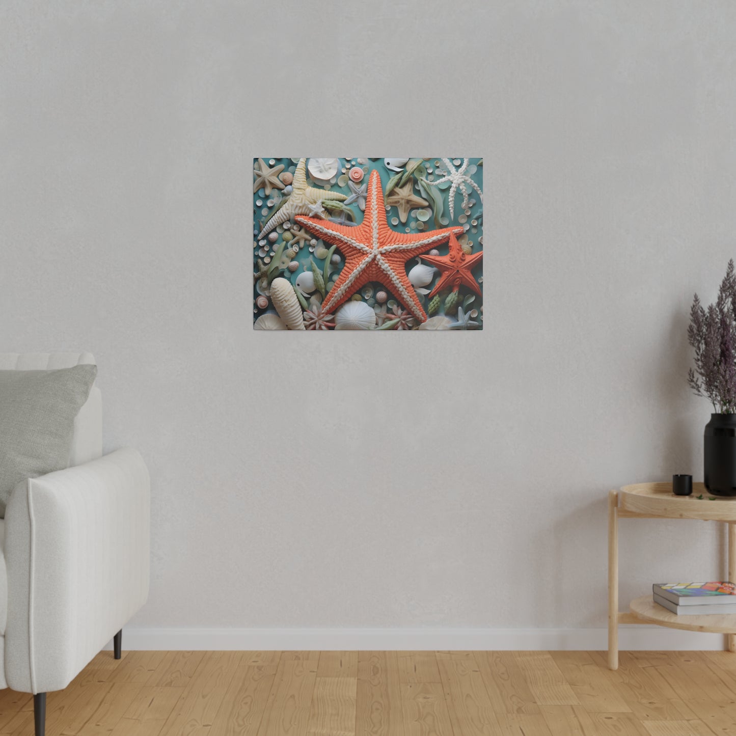 Starfish Matte Canvas, Stretched, 0.75" pn006