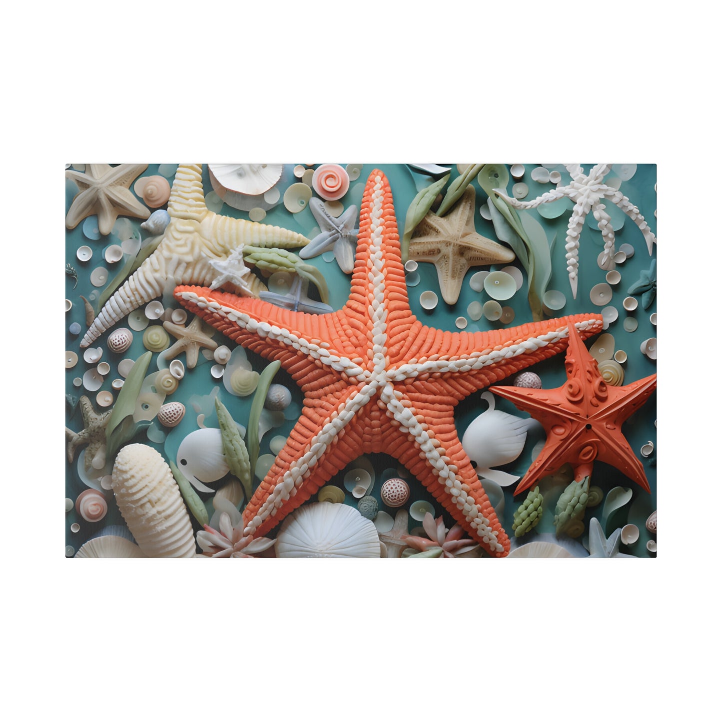 Starfish Matte Canvas, Stretched, 0.75" pn006