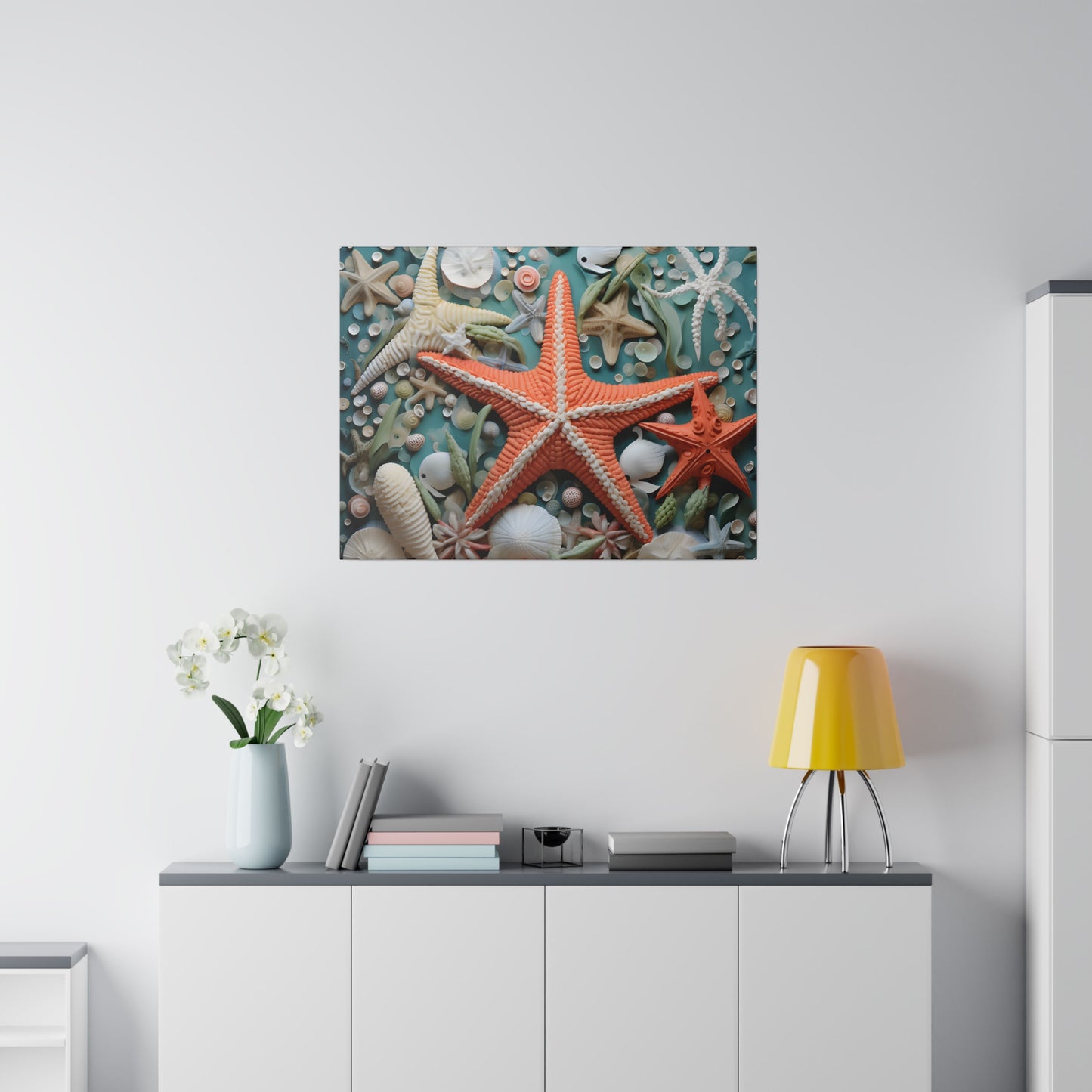 Starfish Matte Canvas, Stretched, 0.75" pn006