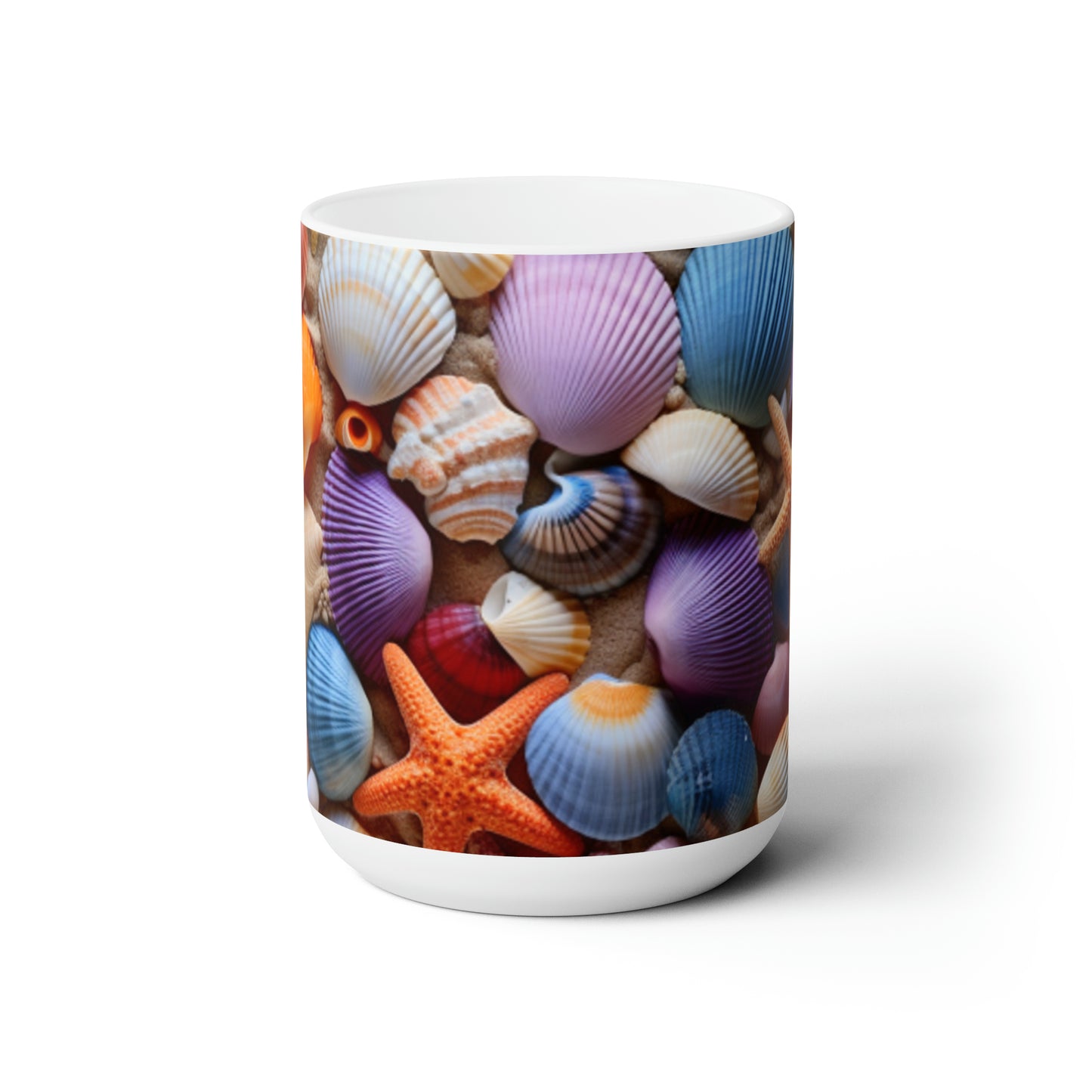 Sea Shell Ceramic Mug 15oz