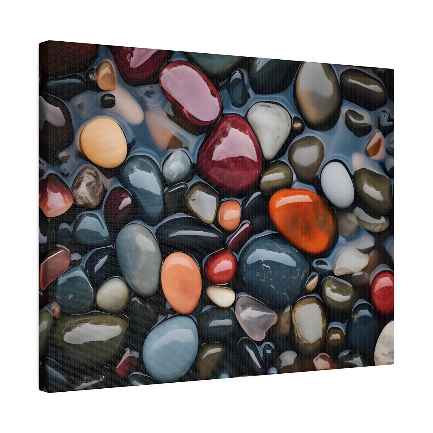 River Rock Matte Canvas, Stretched, 0.75" pn017