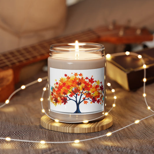 Fall Colors Scented Soy Candle, 9oz