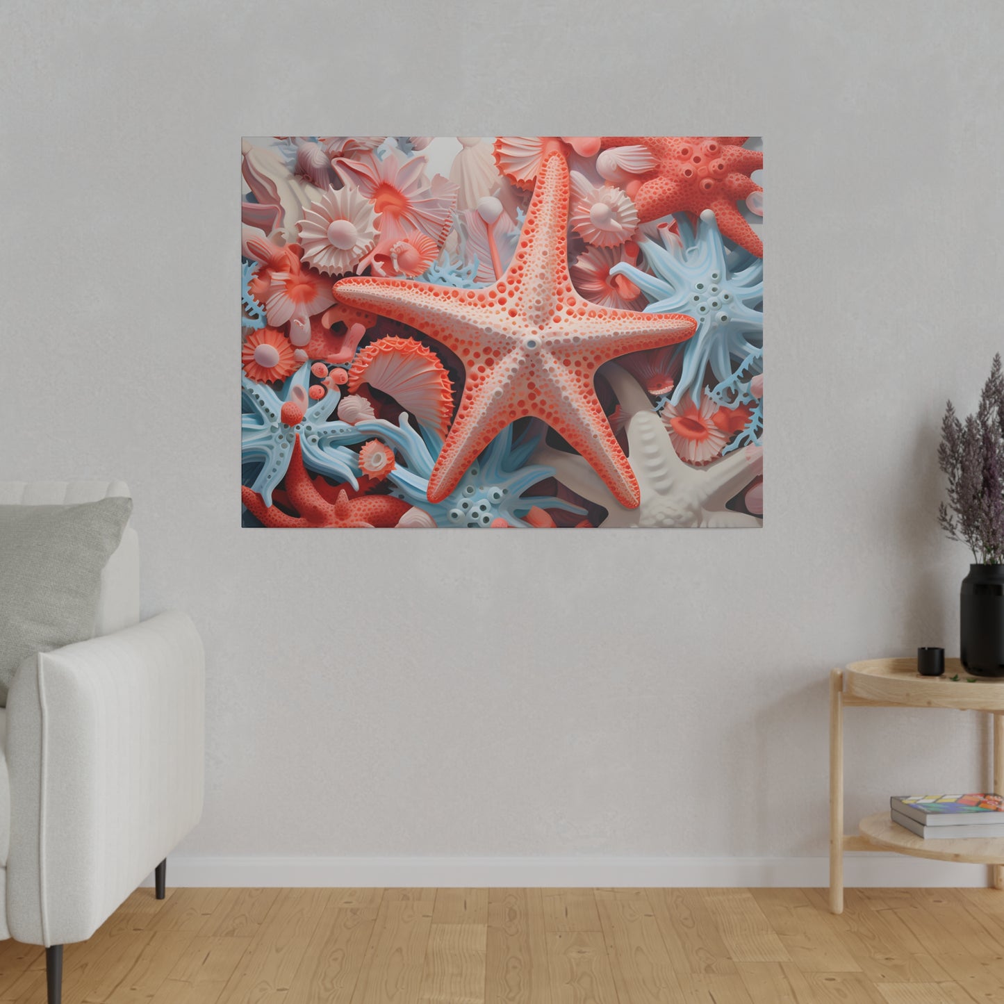 Starfish Matte Canvas, Stretched, 0.75" pn001