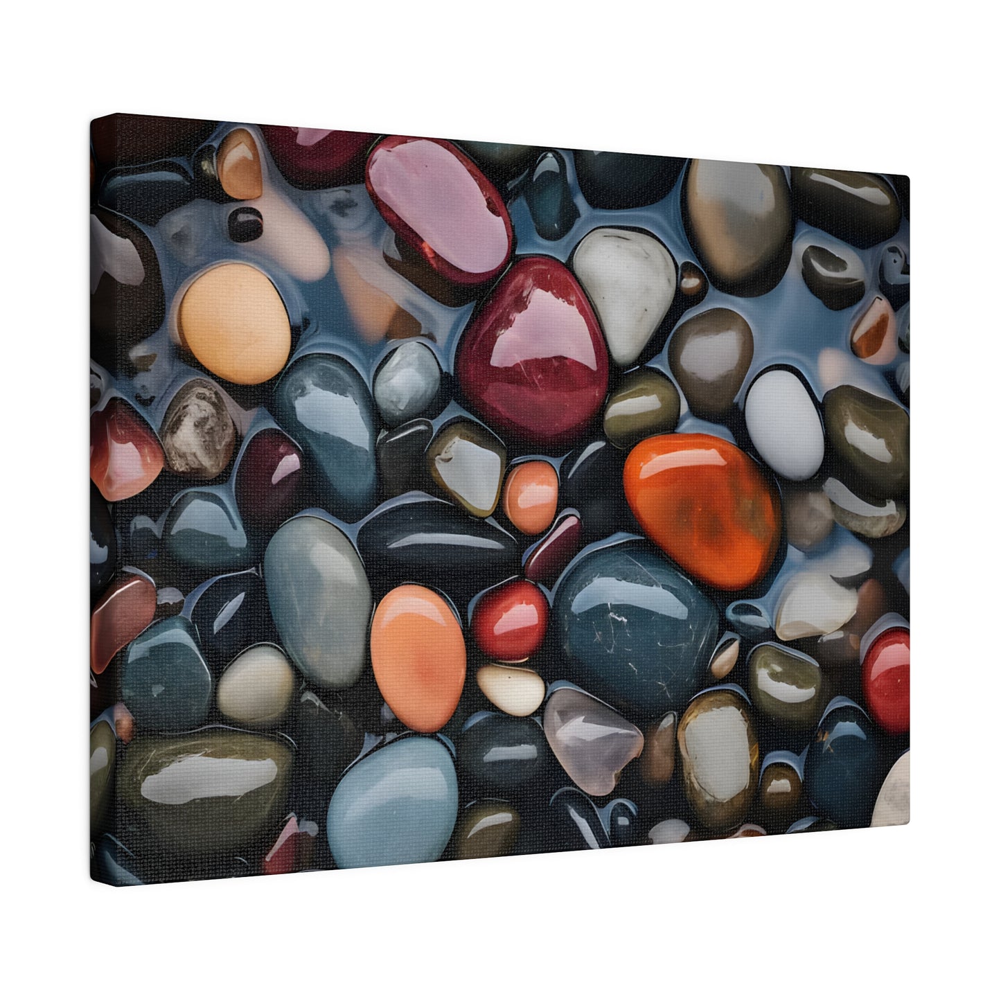 River Rock Matte Canvas, Stretched, 0.75" pn017