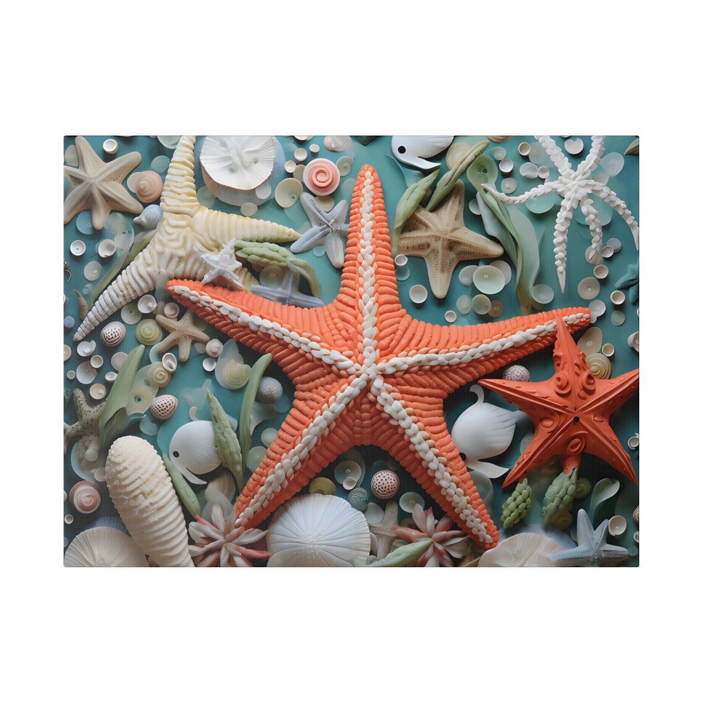 Starfish Matte Canvas, Stretched, 0.75" pn006