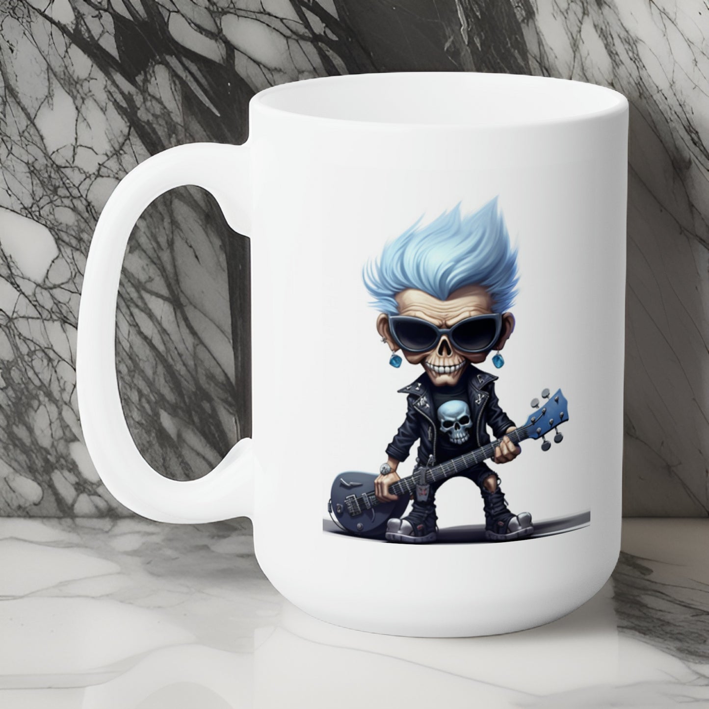 Rocker Chick Ceramic Mug 15oz